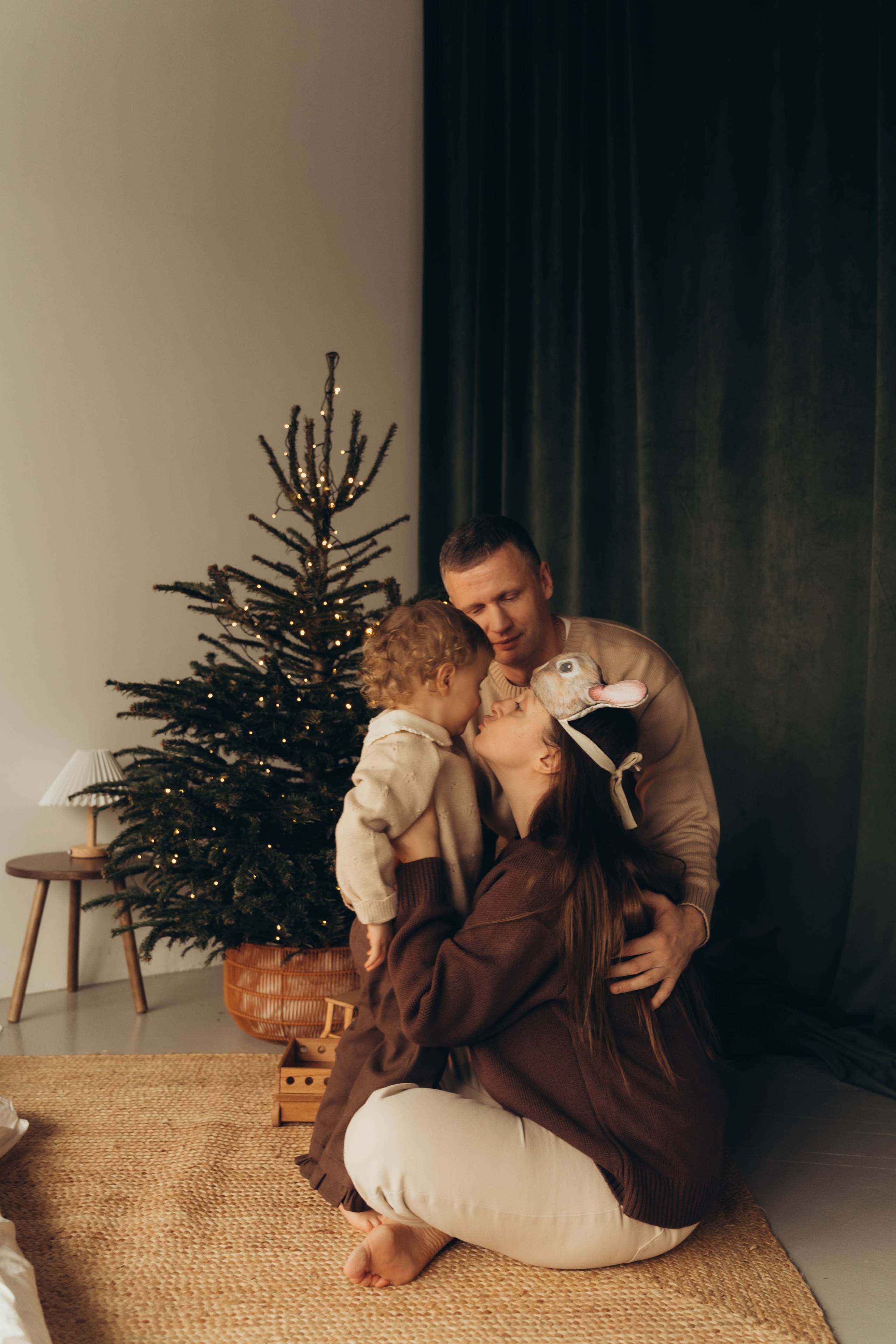 Екатерина, Николай и малышка Аня