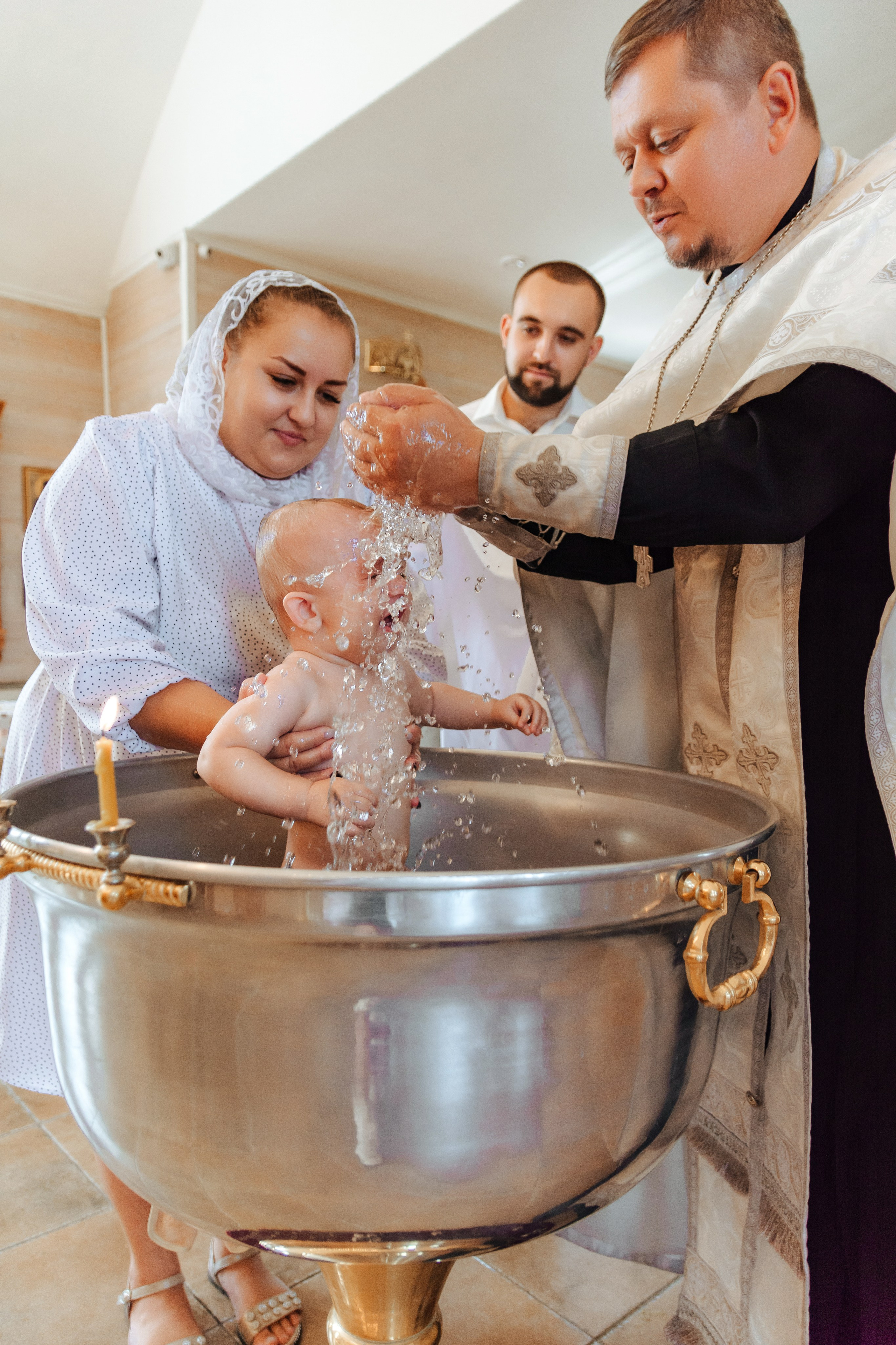 Крещение Демьяна. Семейный и детский фотограф Кущ Наташа