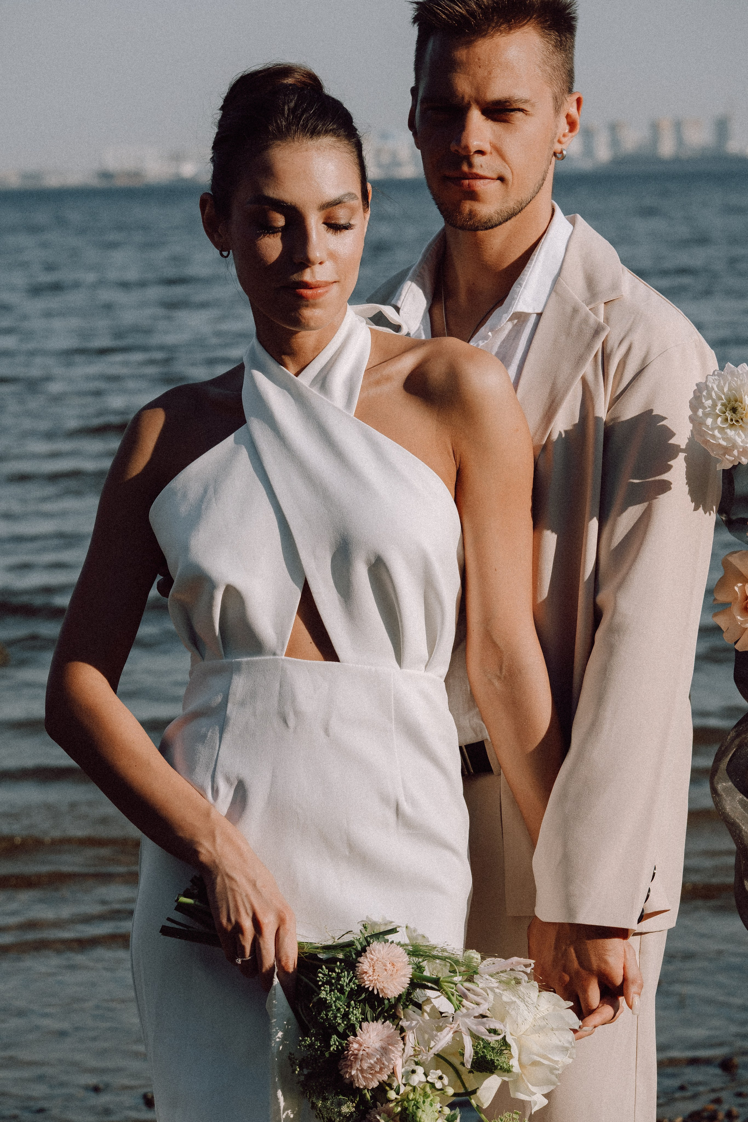 СВАДЕБНАЯ ФОТОСЕССИЯ ВЫЕЗДНОЙ ЦЕРЕМОНИИ (ФИНСКИЙ ЗАЛИВ). Профессиональный фотограф, Санкт-Петербург — Виктория Богомолова