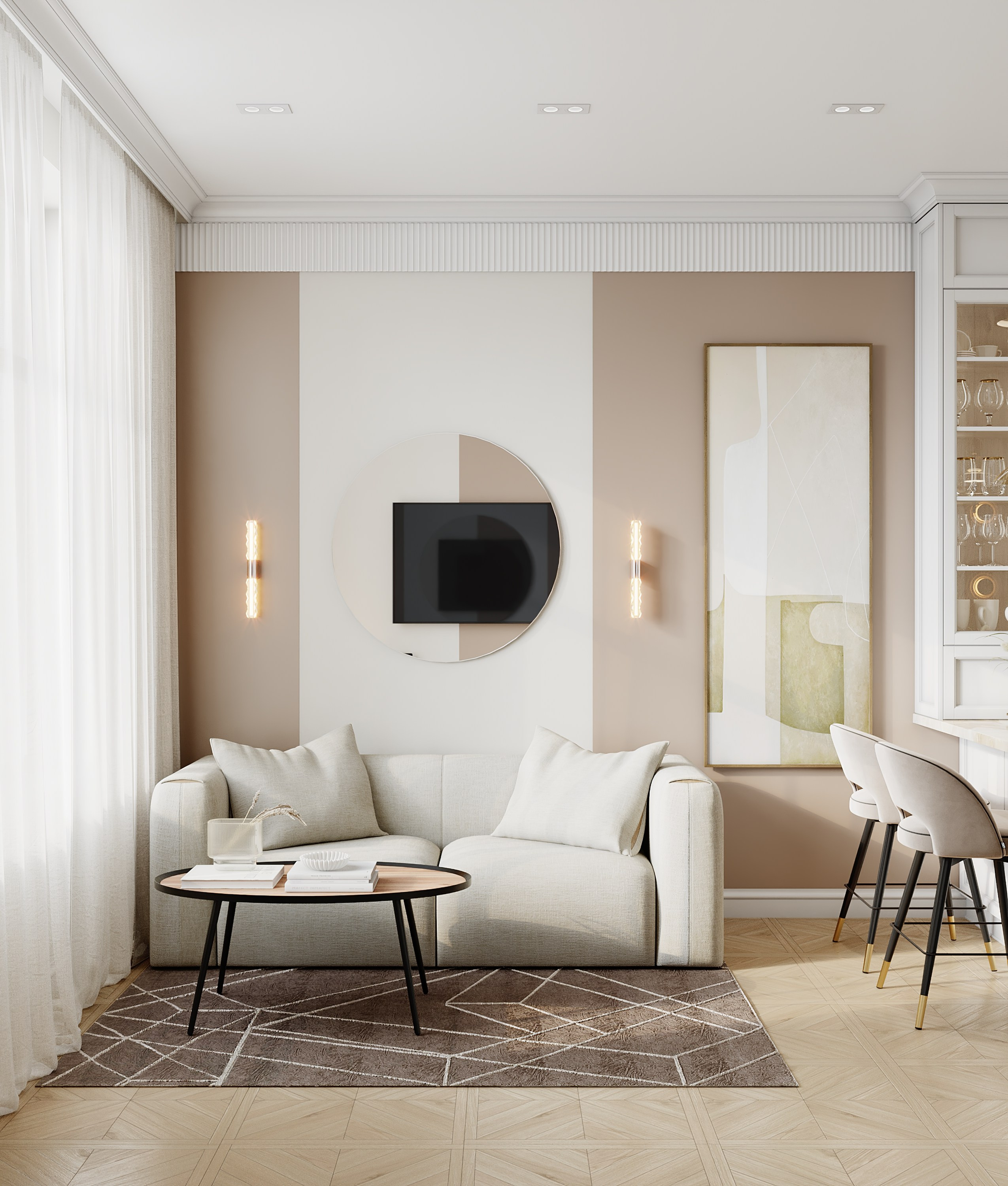 Москва, Фестивальная. Modern Muf студия дизайна интерьера