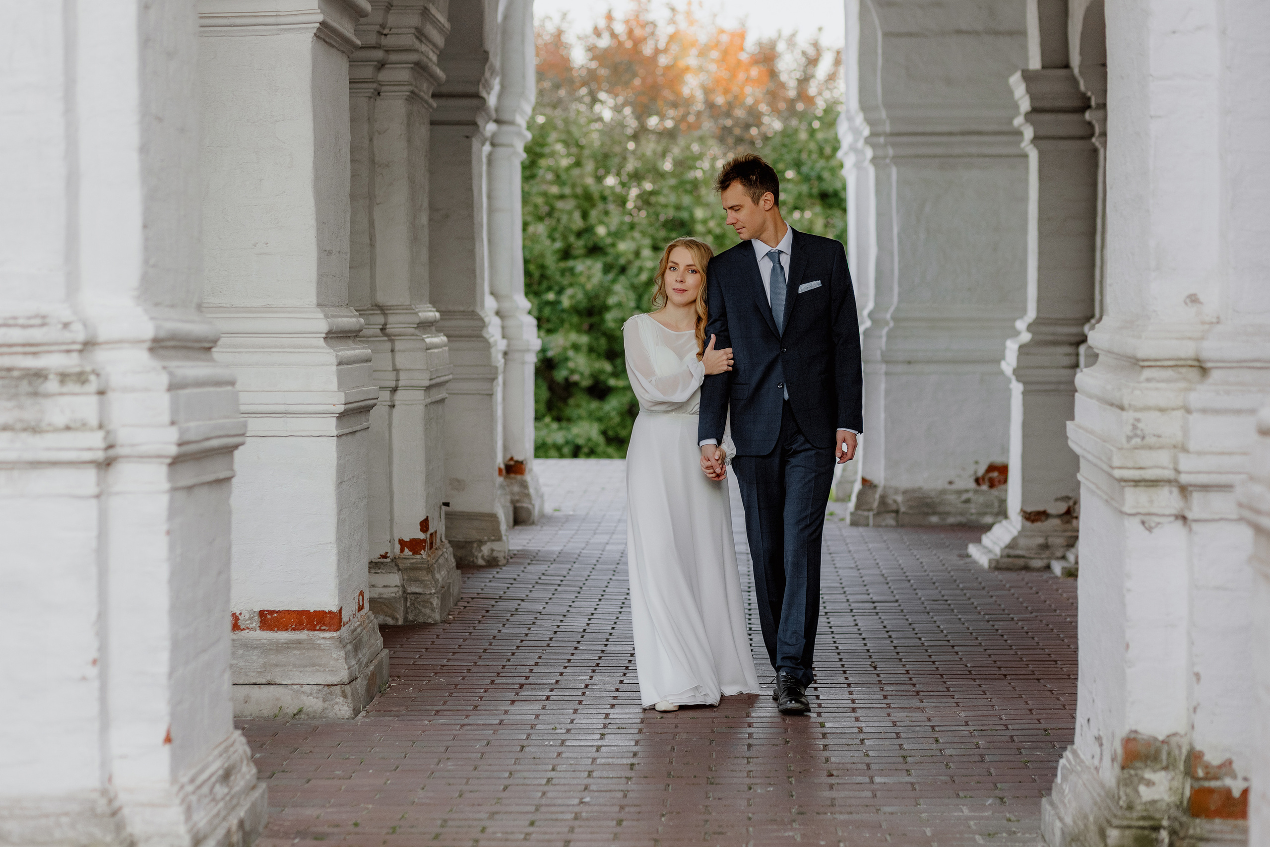 Свадебная фотосъёмка. Шипиловский ЗАГС, парк Коломенское. Портретный и семейный фотограф в Москве Мария Рослякова