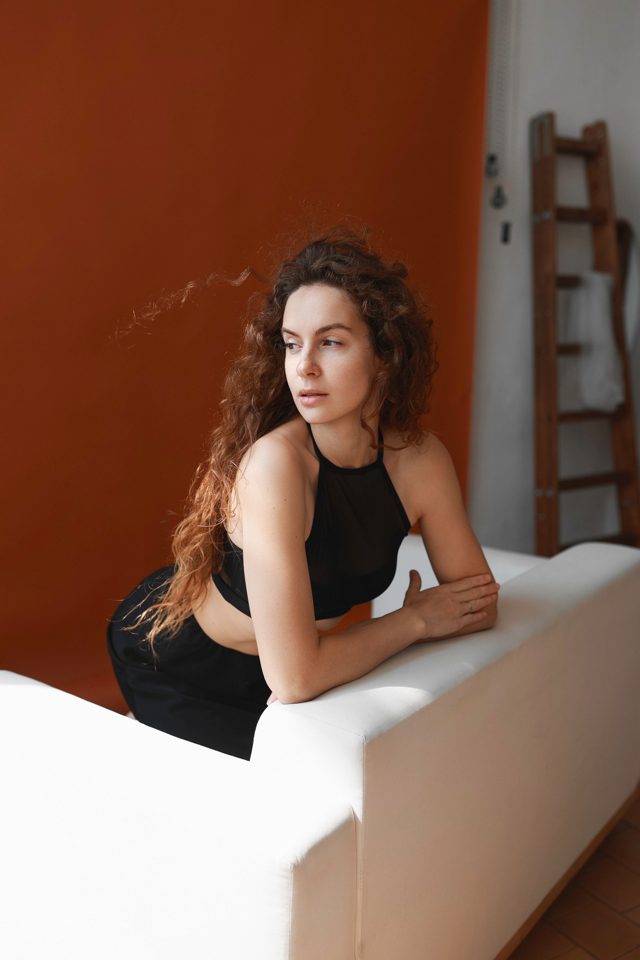 Фотосессия в студии с парашютом. Портретный и семейный фотограф в Москве Мария Рослякова