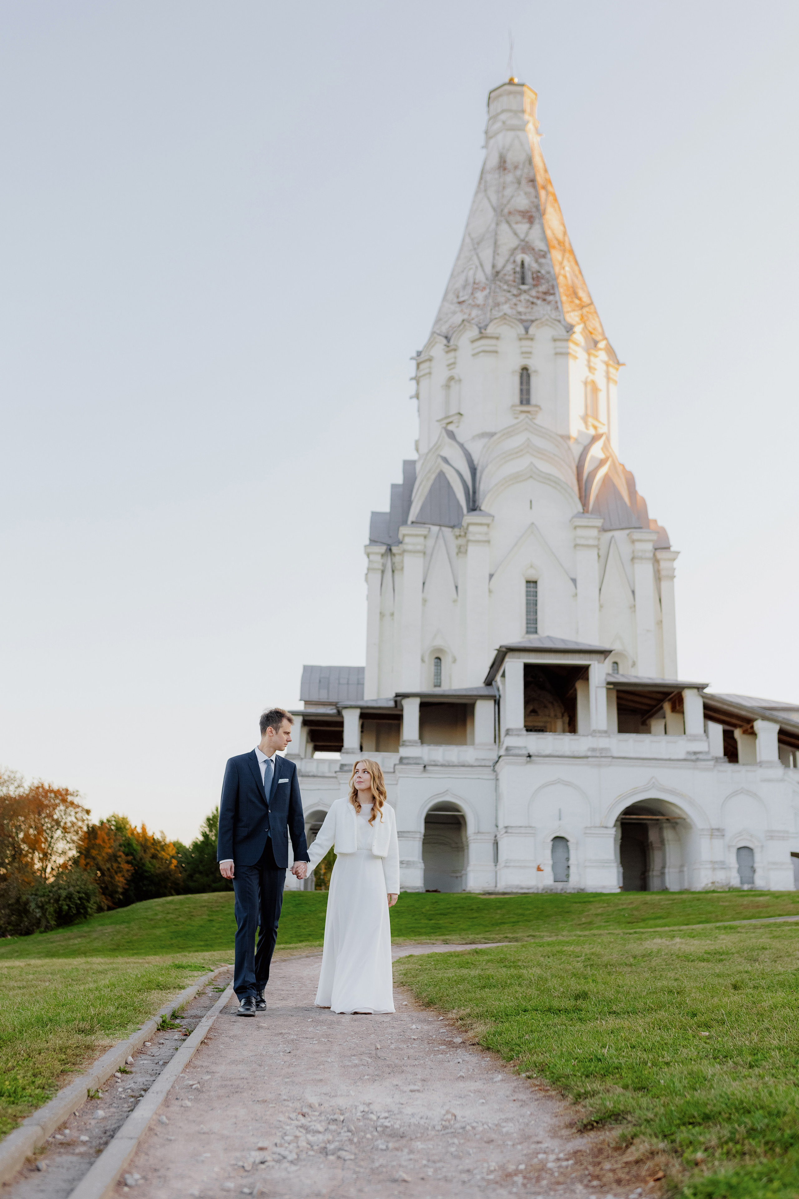 Свадебная фотосъёмка. Шипиловский ЗАГС, парк Коломенское. Портретный и семейный фотограф в Москве Мария Рослякова