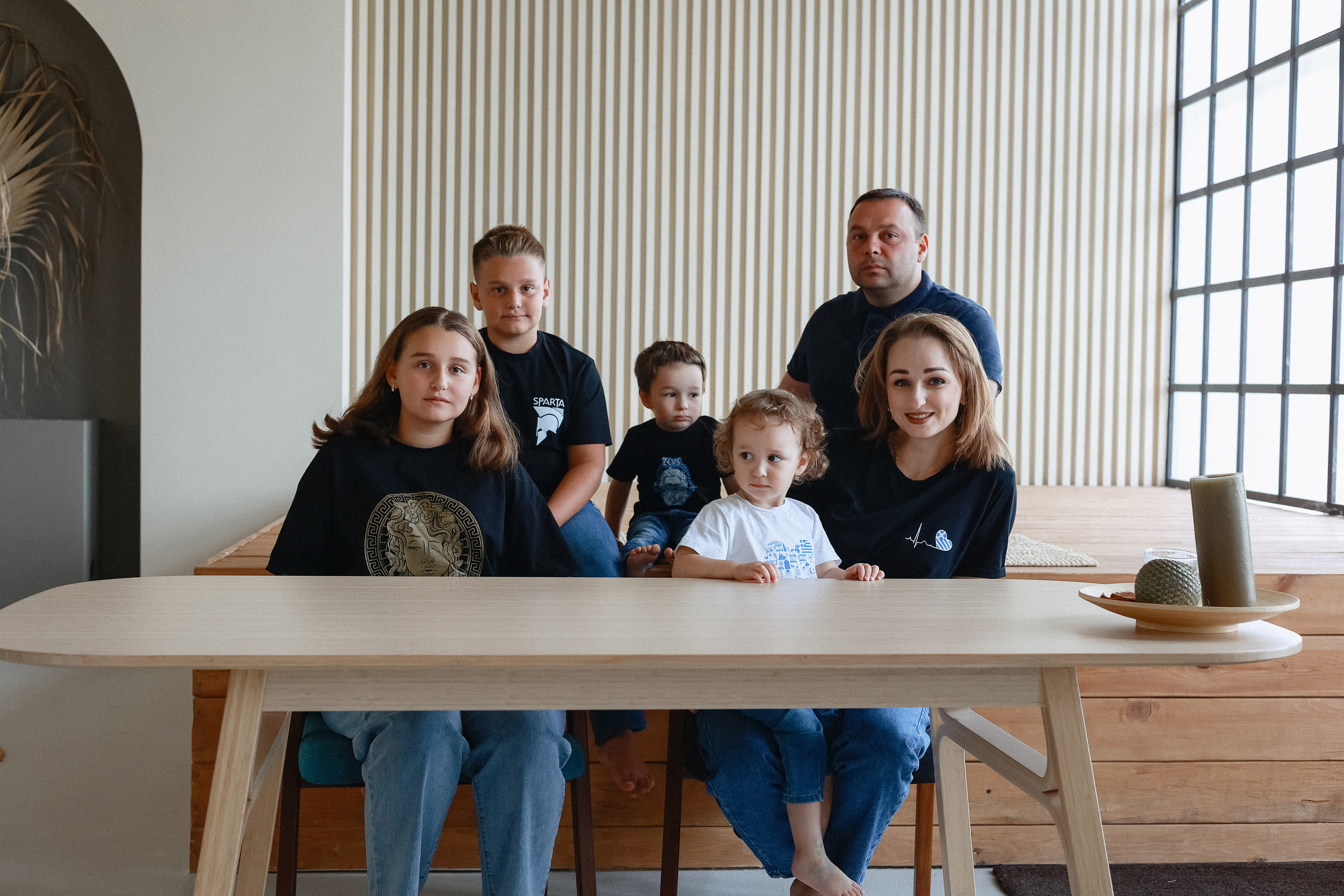 Семейная фотосессия в студии. Портретный и семейный фотограф в Москве Мария Рослякова