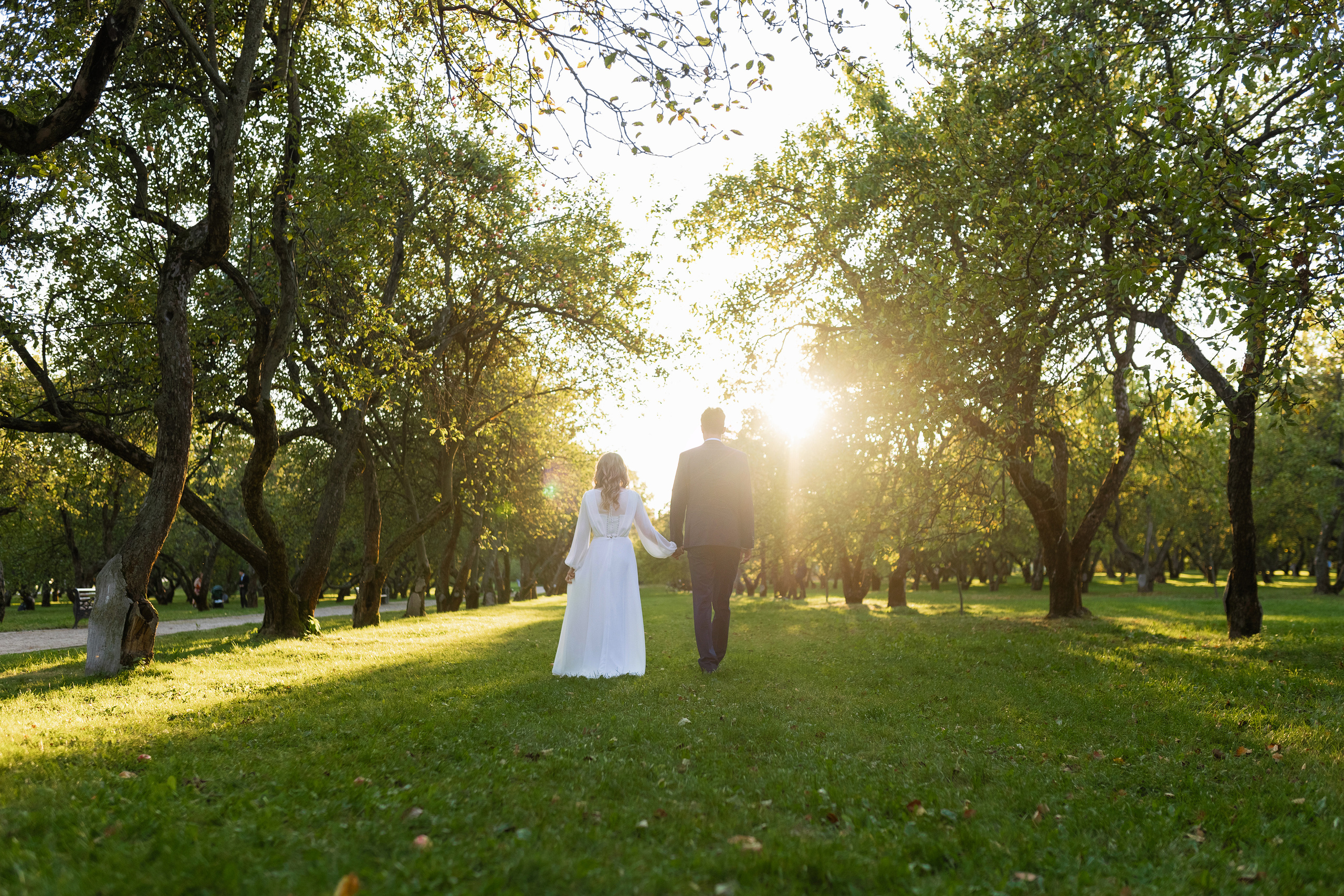 Свадебная фотосъёмка. Шипиловский ЗАГС, парк Коломенское. Портретный и семейный фотограф в Москве Мария Рослякова