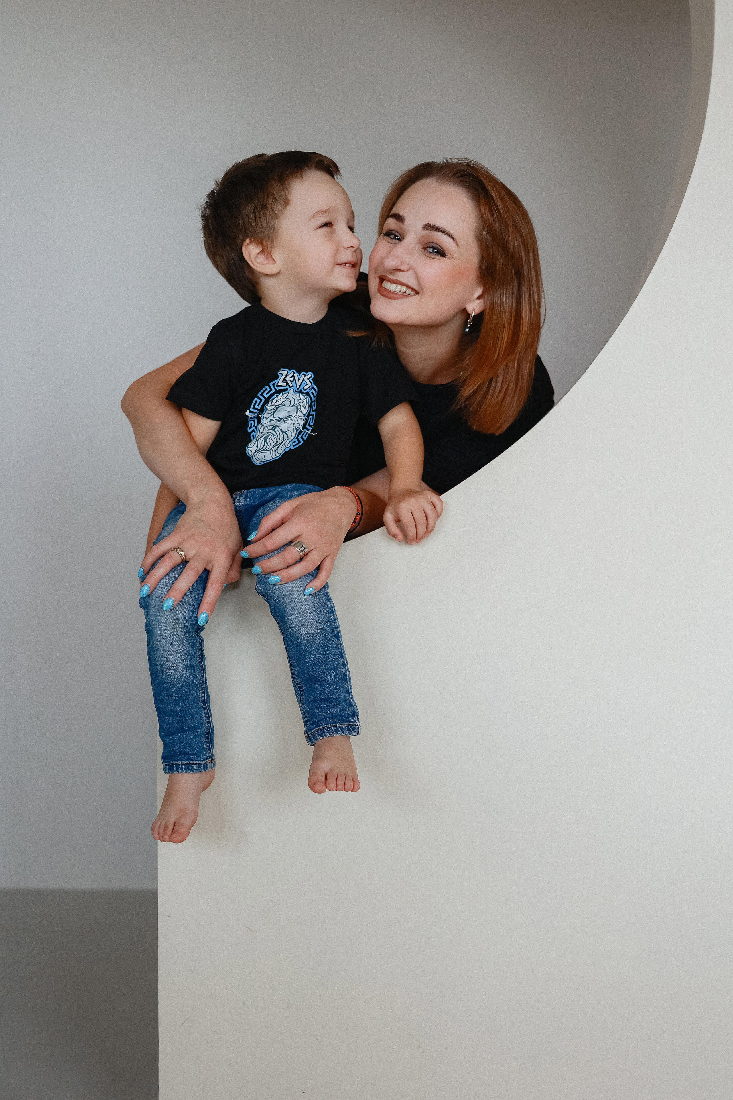 Семейная фотосессия в студии. Портретный и семейный фотограф в Москве Мария Рослякова