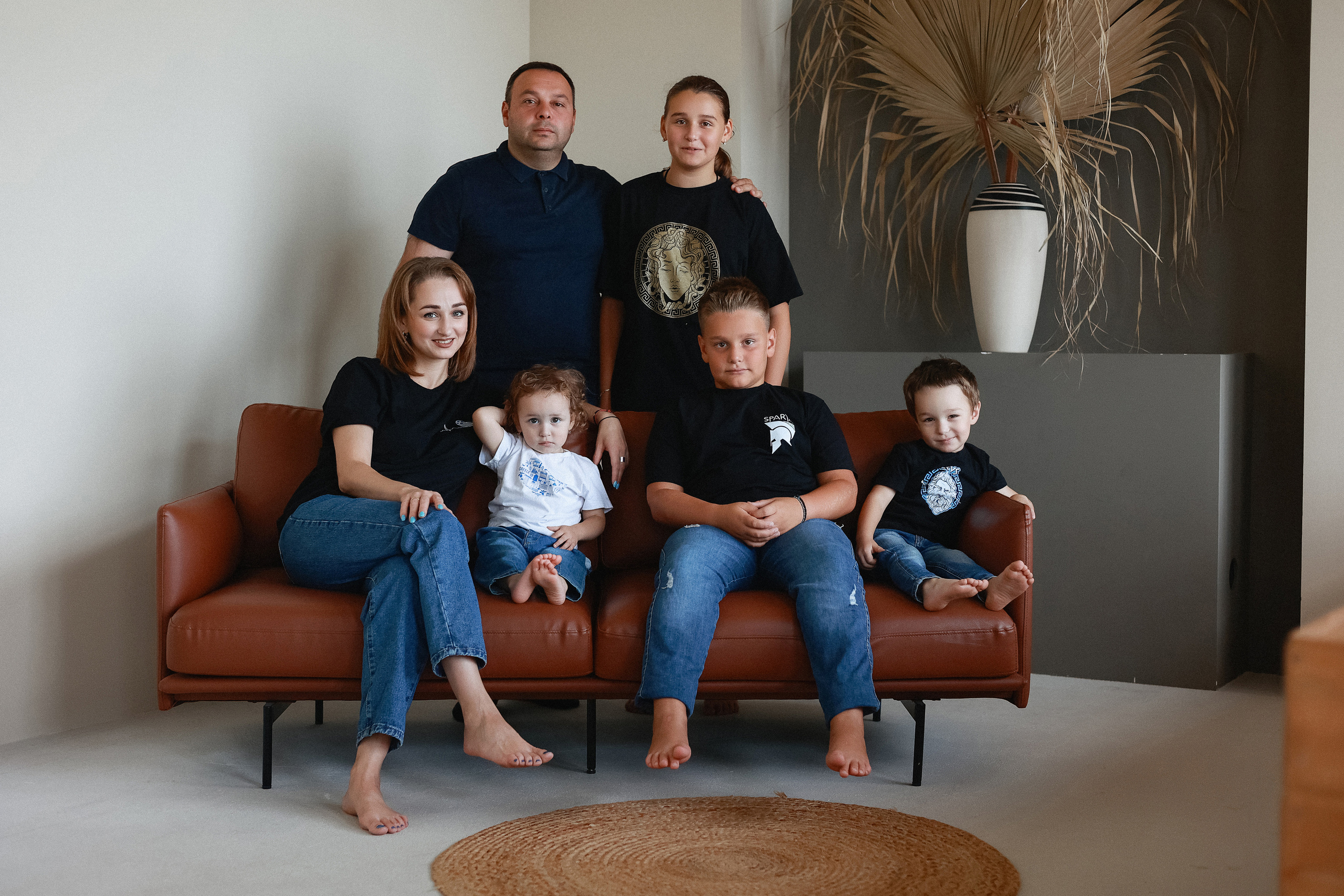 Семейная фотосессия в студии. Портретный и семейный фотограф в Москве Мария Рослякова