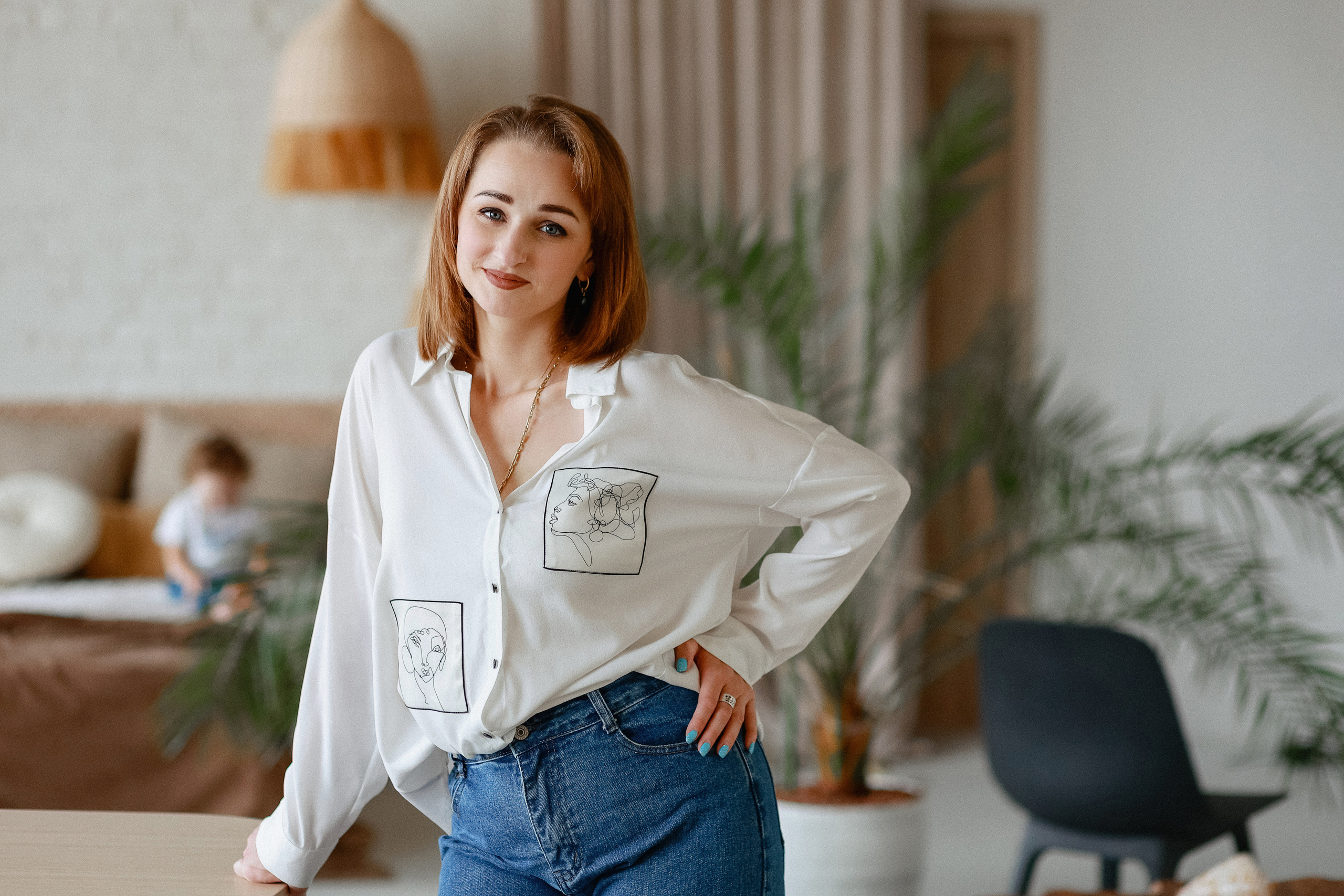 Семейная фотосессия в студии. Портретный и семейный фотограф в Москве Мария Рослякова