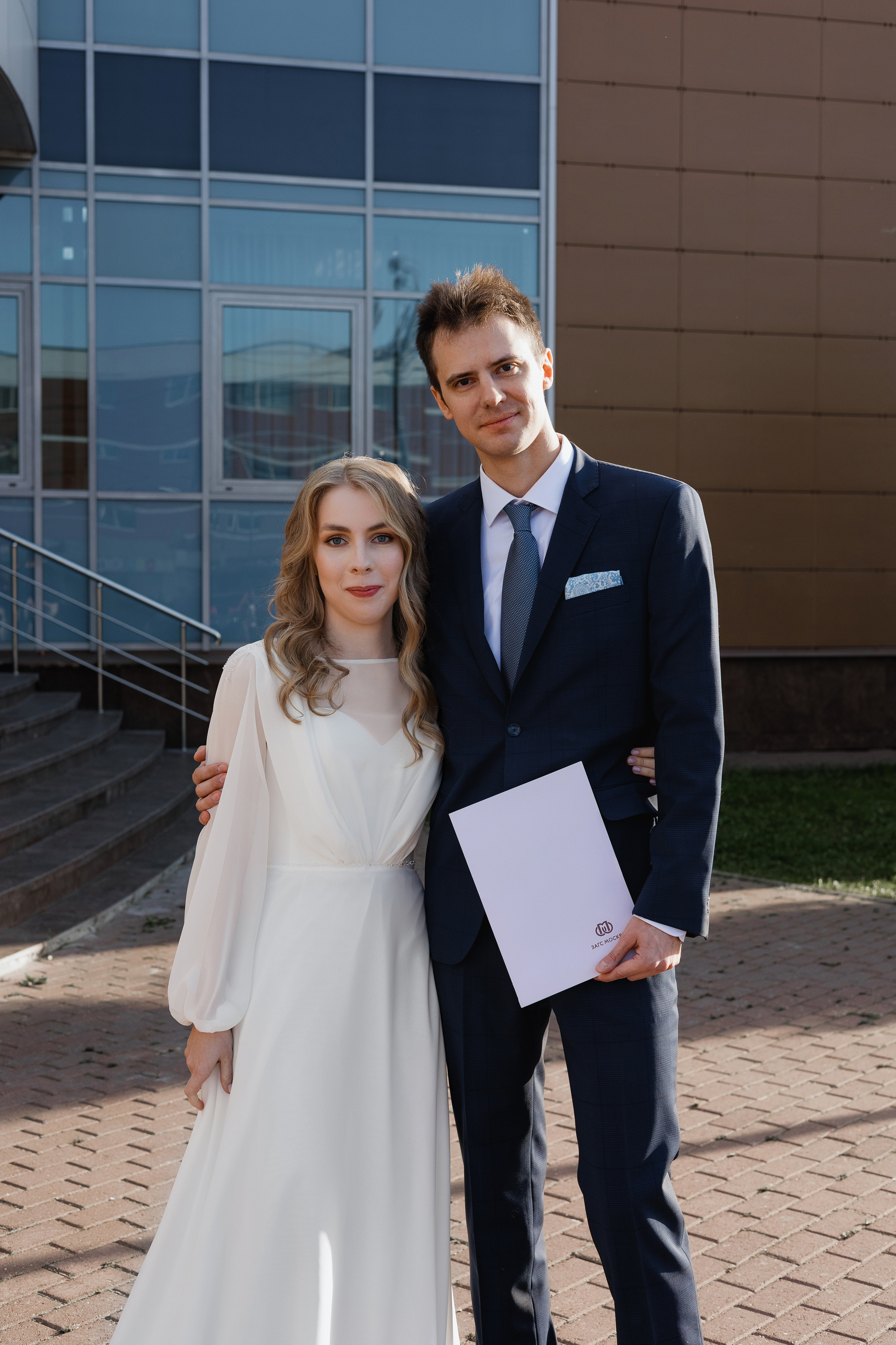 Свадебная фотосъёмка. Шипиловский ЗАГС, парк Коломенское. Портретный и семейный фотограф в Москве Мария Рослякова