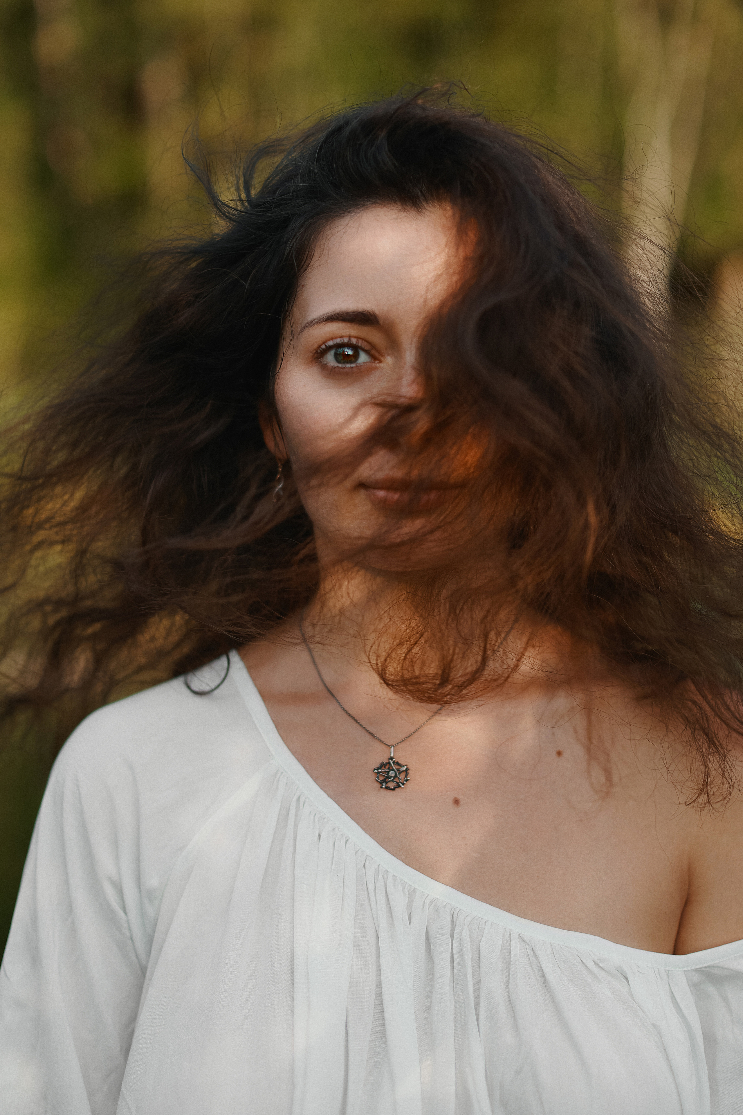 Кристина: съёмка в лесу и в озере. Портретный и семейный фотограф в Москве Мария Рослякова