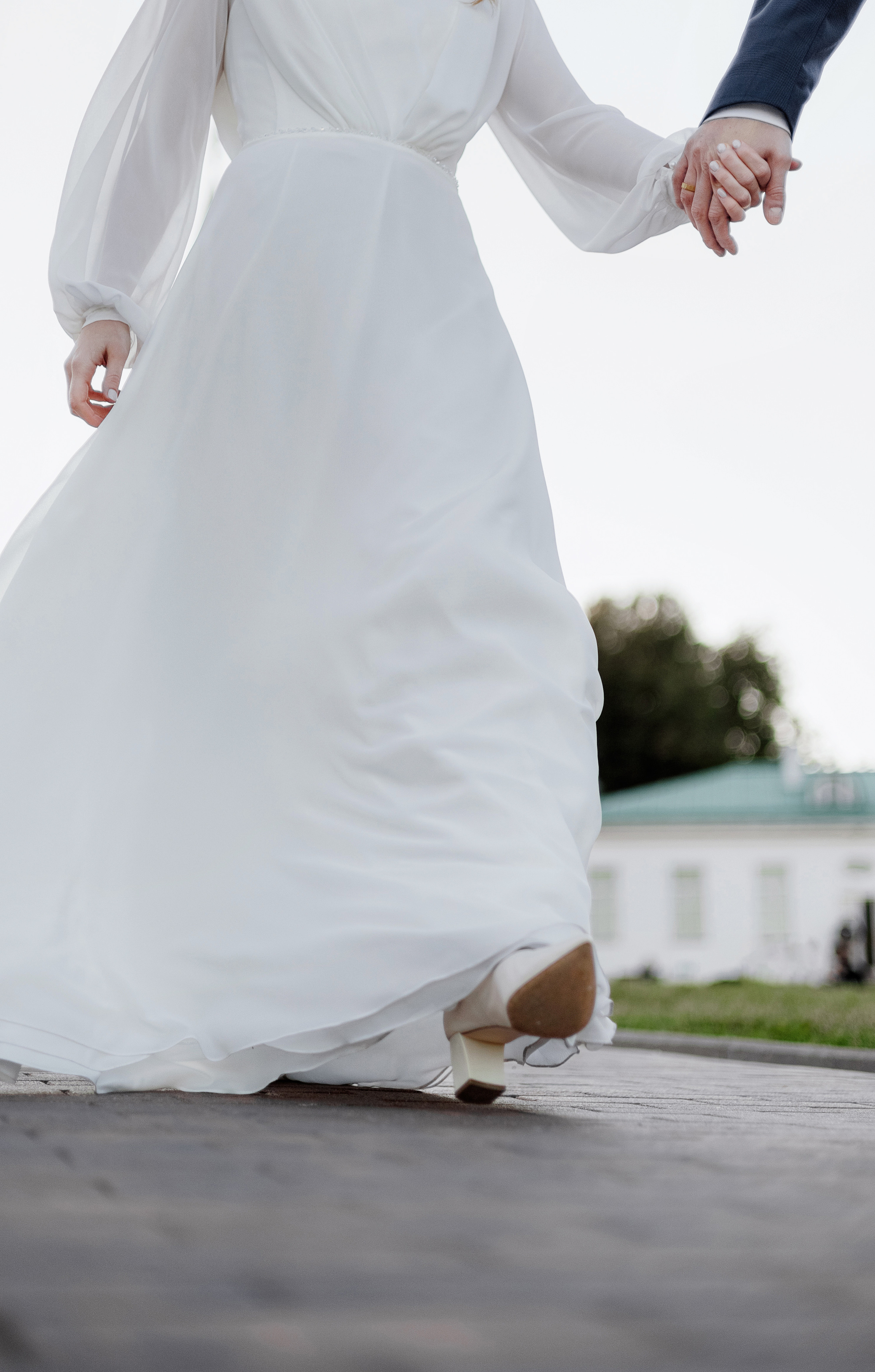 Свадебная фотосъёмка. Шипиловский ЗАГС, парк Коломенское. Портретный и семейный фотограф в Москве Мария Рослякова