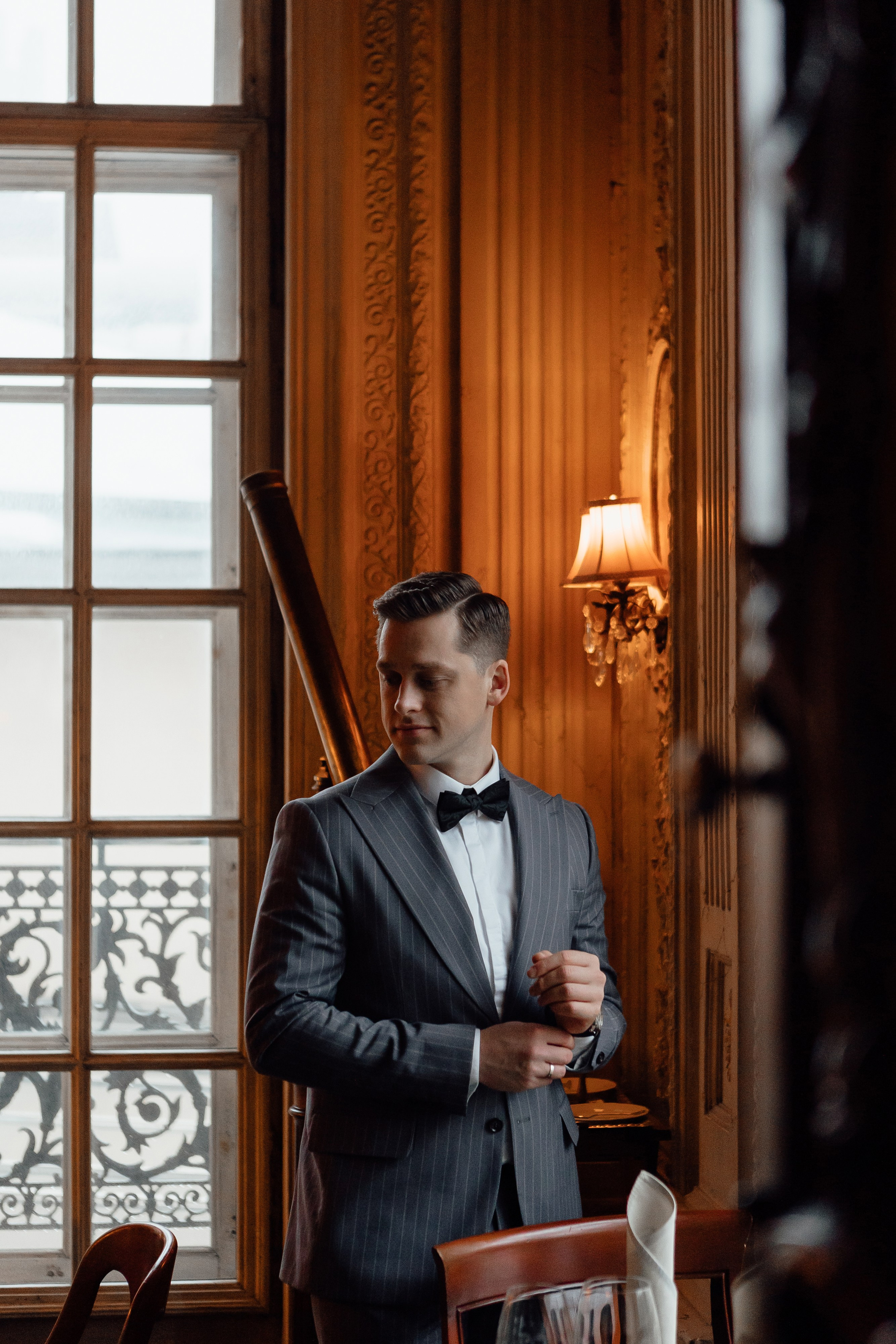 Свадебная фотосессия в Кафе Пушкинъ. Свадебный фотограф в Москве Дарья Олендарёва