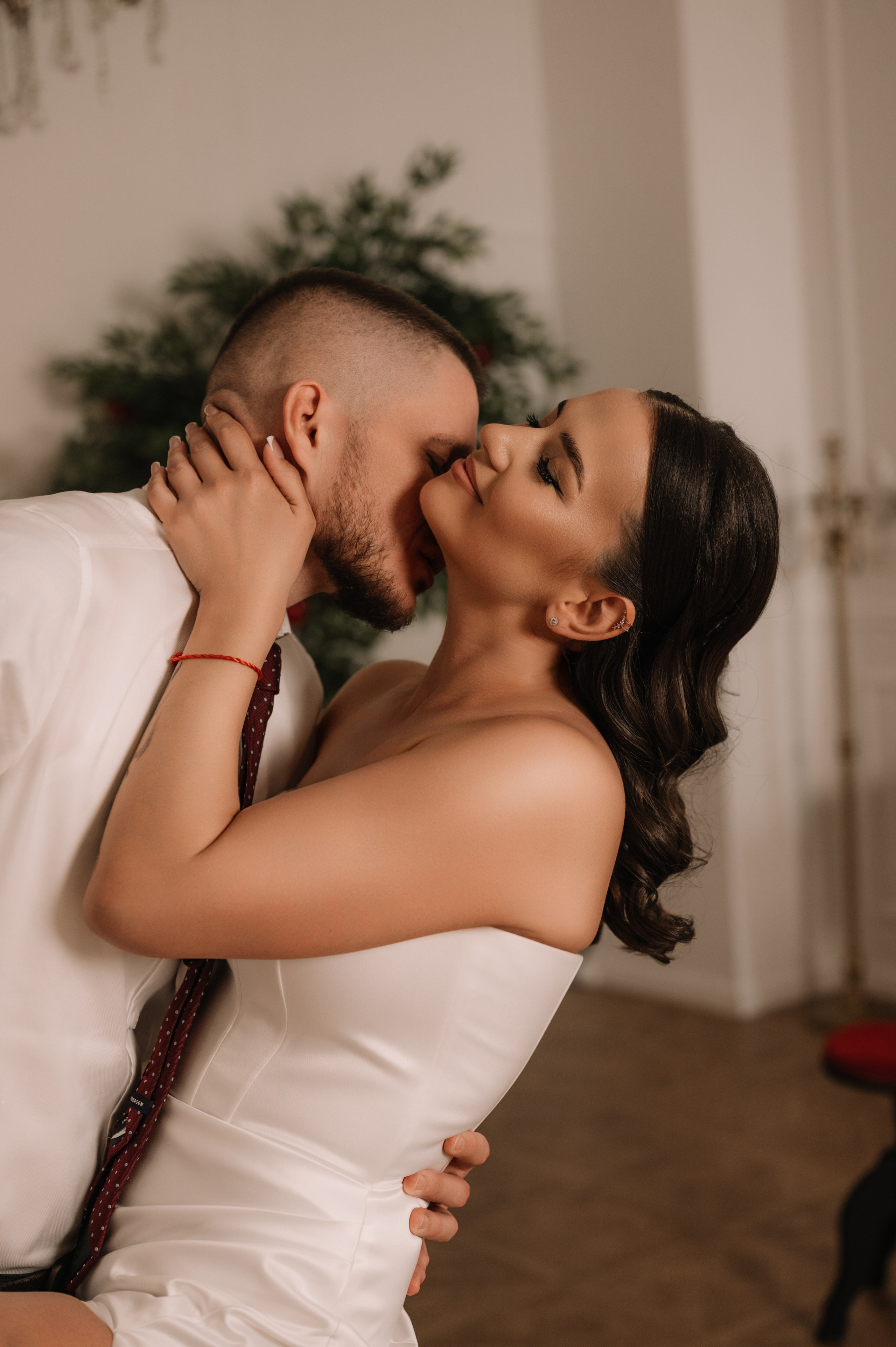 Свадебная фотосессия в студии. Свадебный и семейный фотограф в Краснодаре Алина Мельник