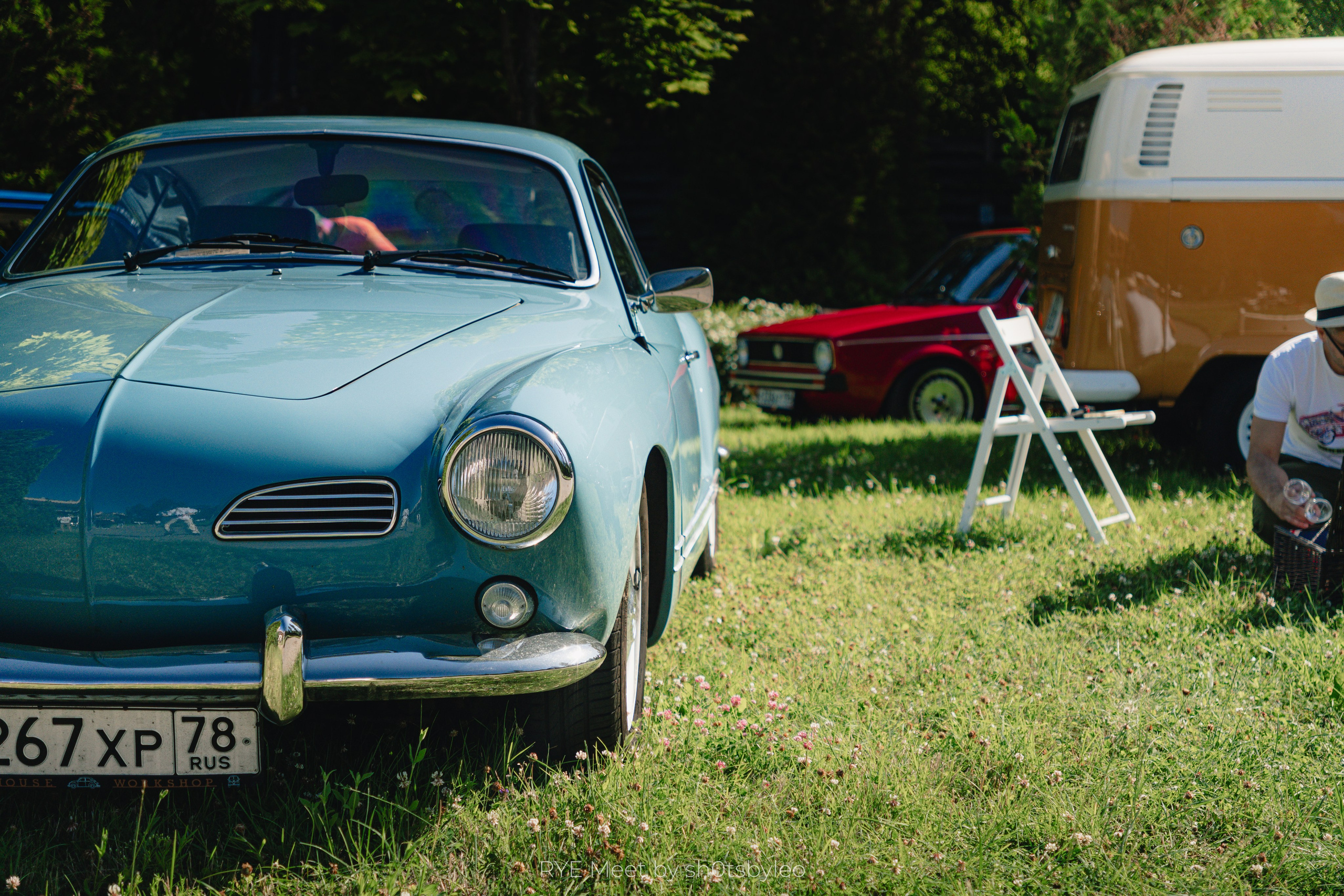 Масштабный летний фестиваль RYE Meet — встреча клуба любителей автомобилей старше 25-лет. Автомобильный фотограф Антон Цырулев