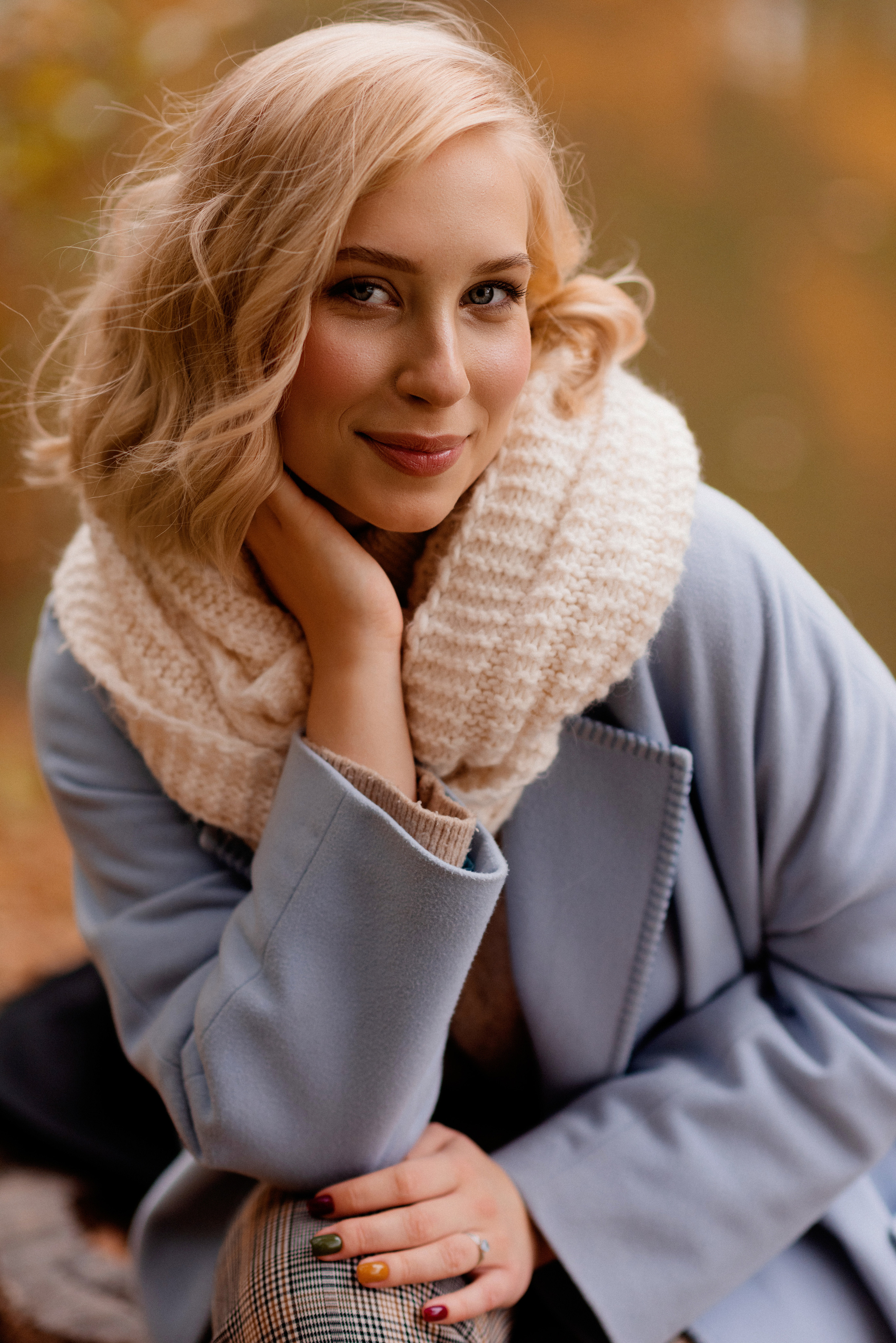 Софья в осеннем парке. Профессиональный фотограф. Портрет, семья, дети