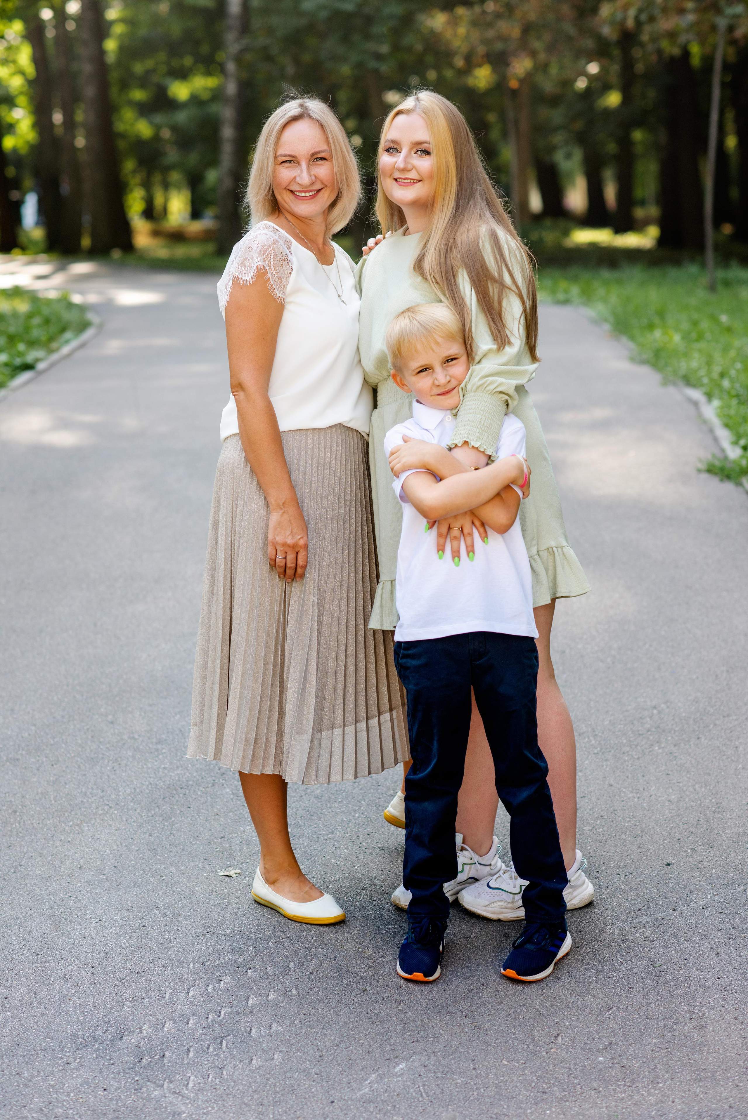 Фотосессия для семьи Натальи. Профессиональный фотограф. Портрет, семья, дети