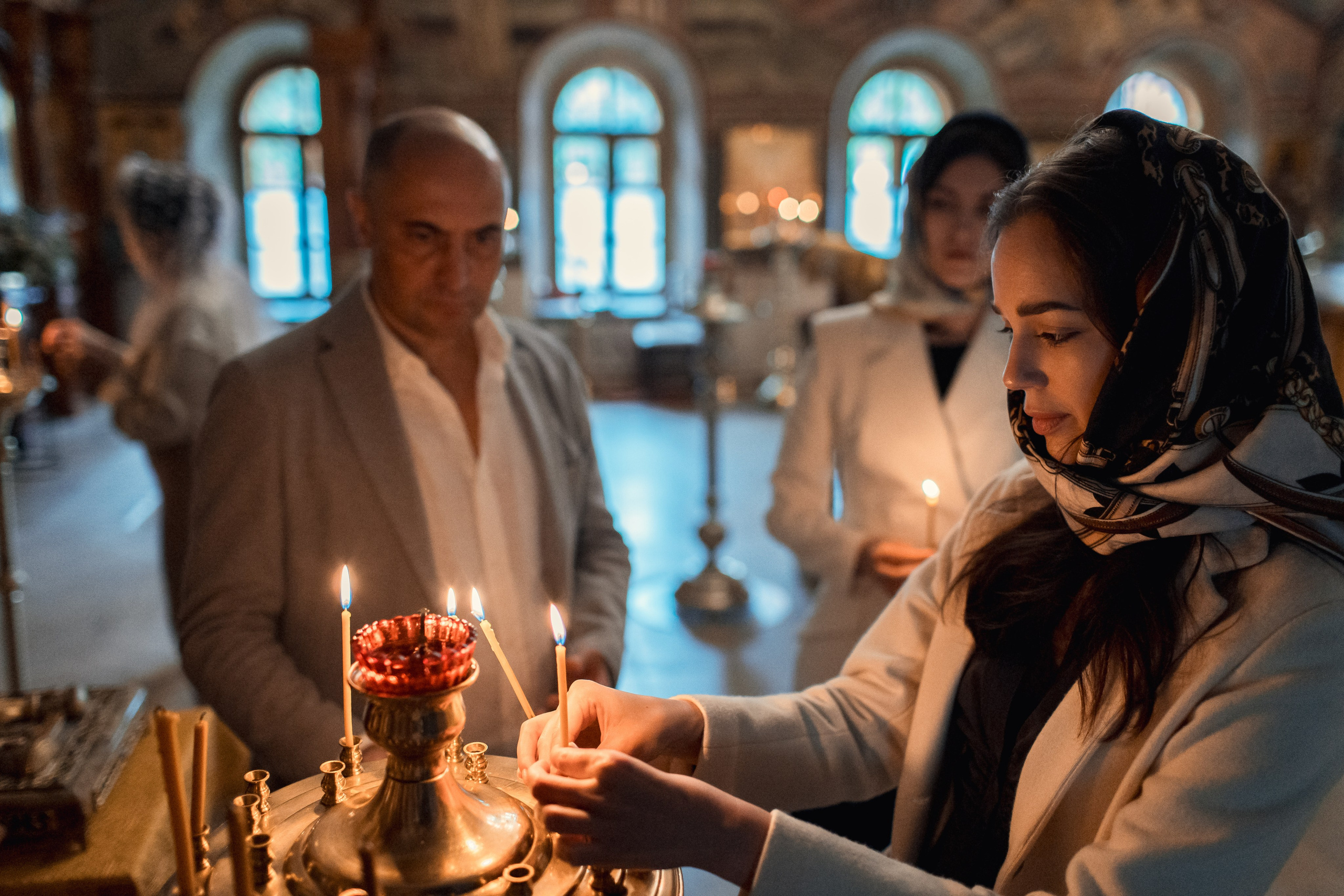 Крещение в Зачатьевском Монастыре. Профессиональный фотограф в Москве и Мо Мария Шантарёва
