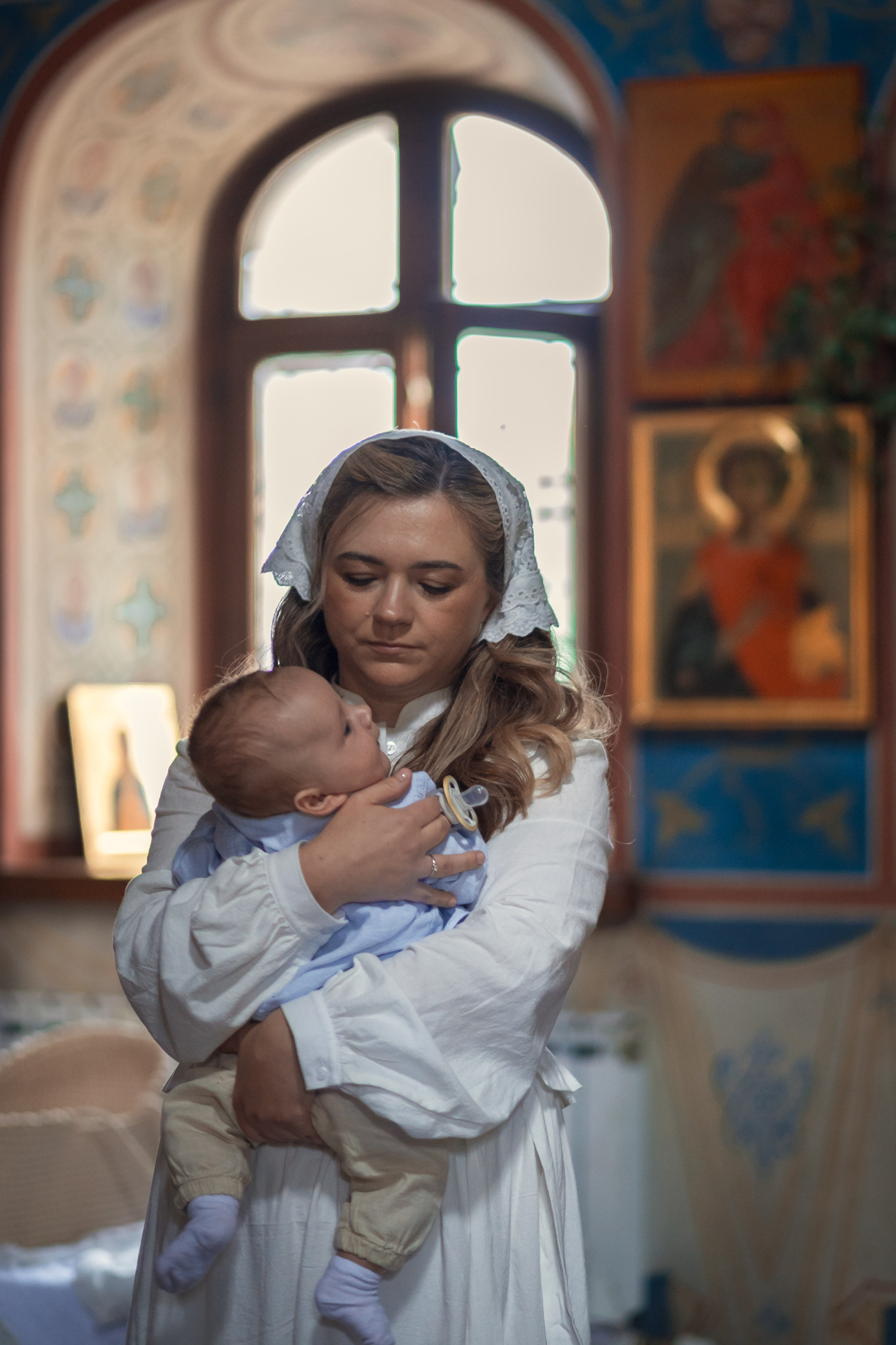 Крещение в Знаменской Церкви г. Переславль Залесский. Профессиональный фотограф в Москве и Мо Мария Шантарёва