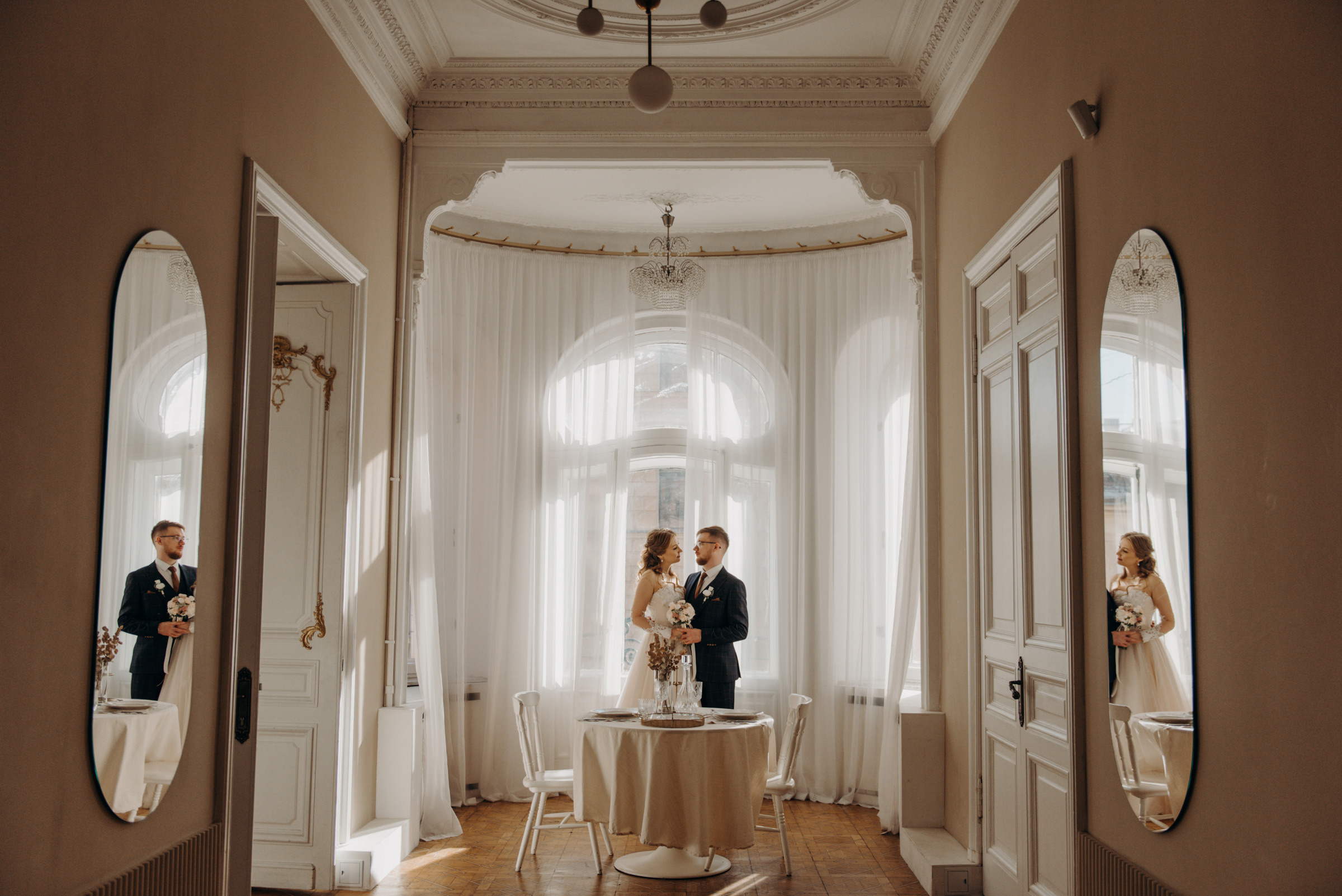 свадебная фотосессия в фотостудии