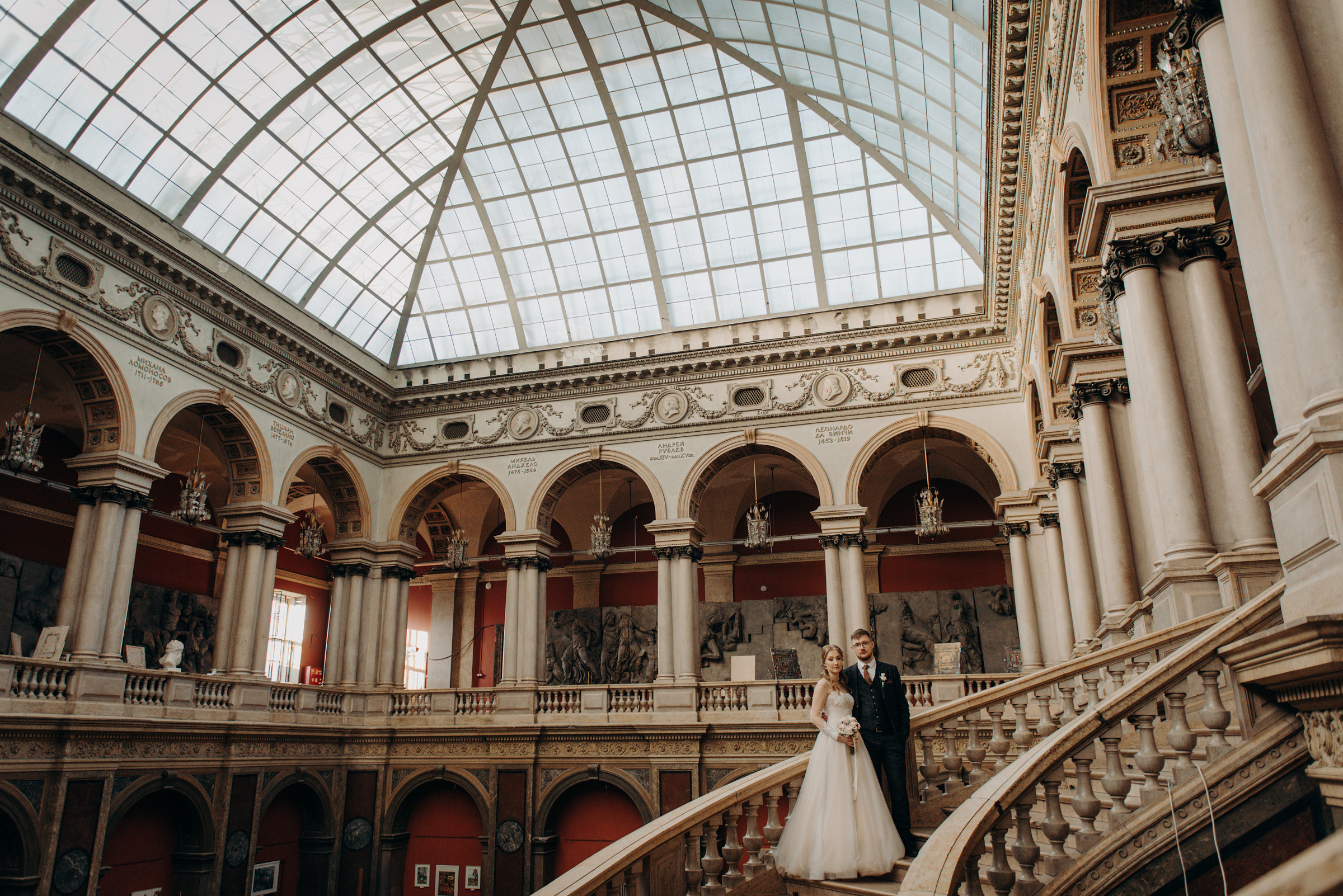 свадебная фотосессия в академии Штиглица