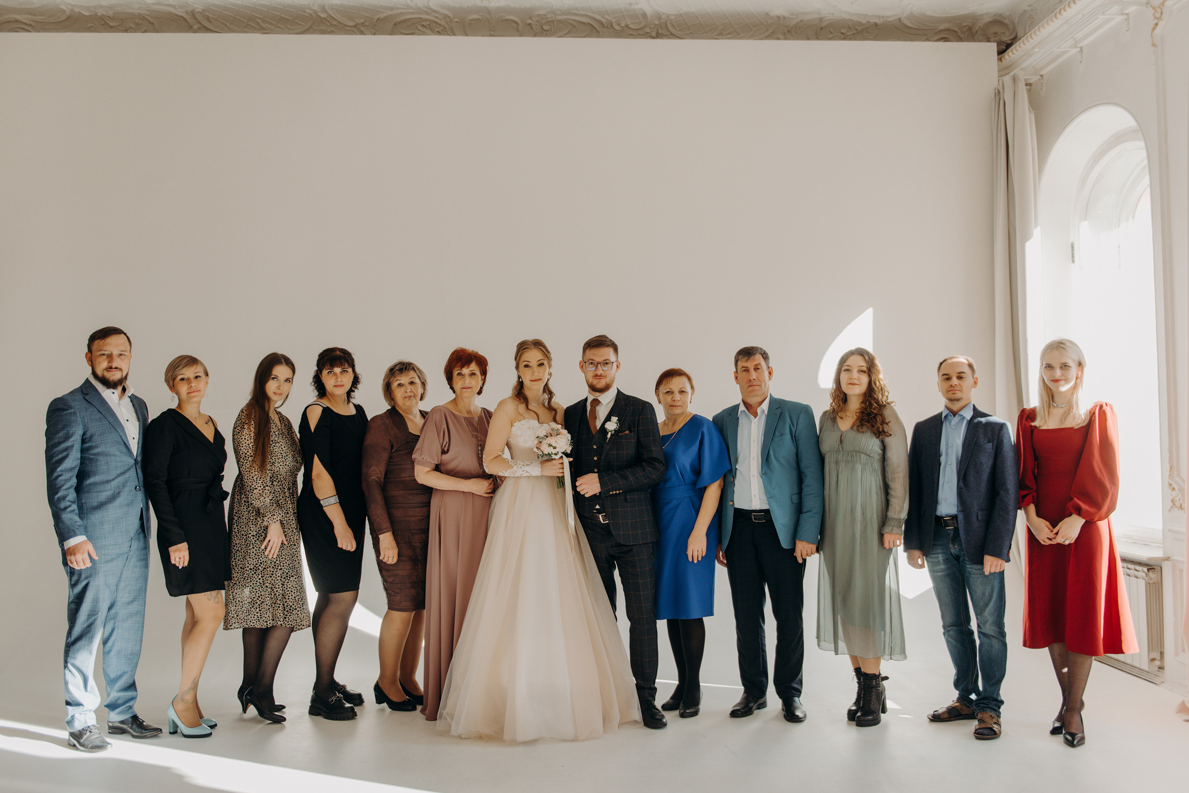 свадебная фотосессия в фотостудии