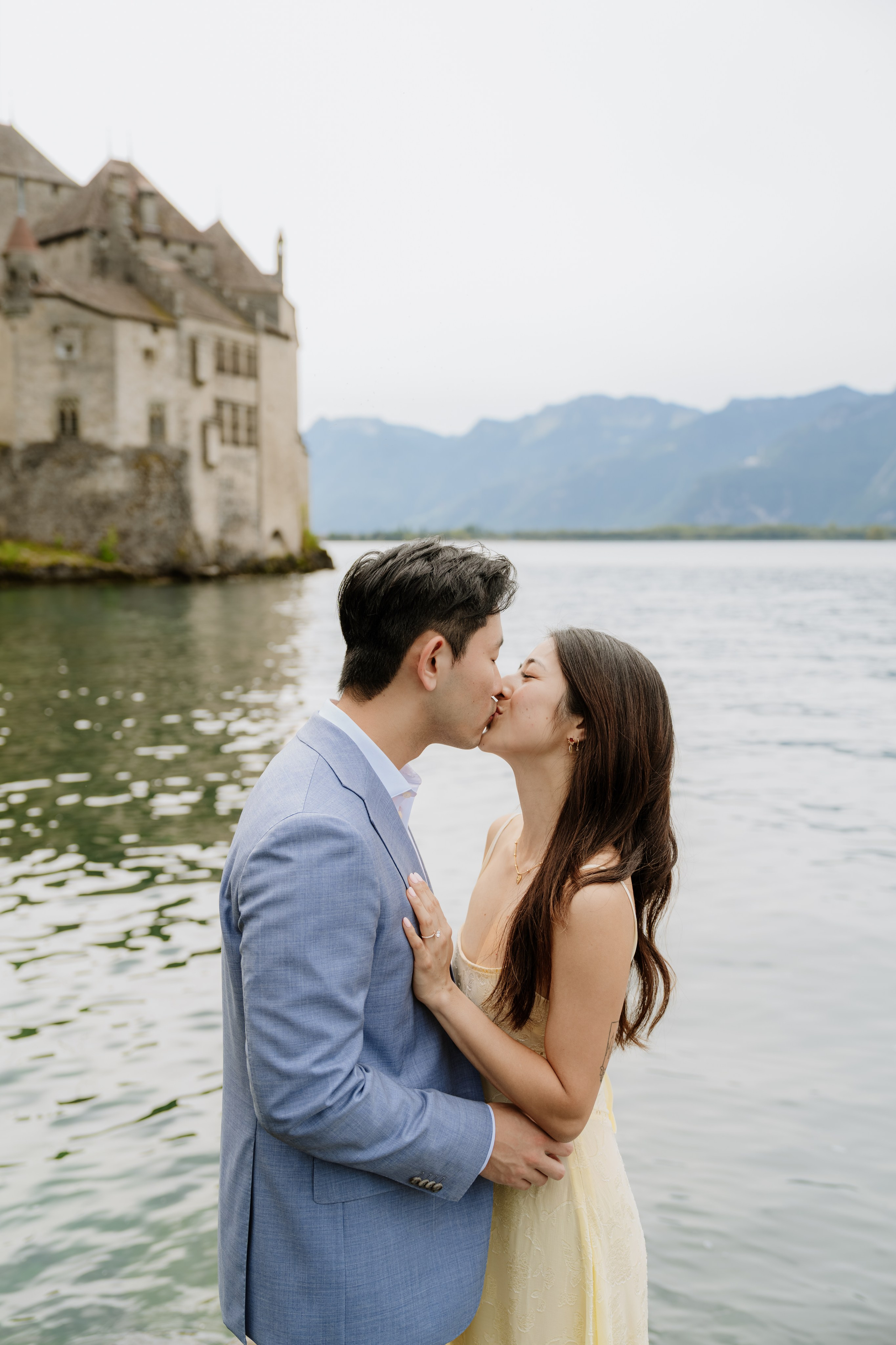 Kristi & Andy | Proposal Montreux. Professional Wedding Photographer Geneva & Romande Switzerland | Tanya Creator