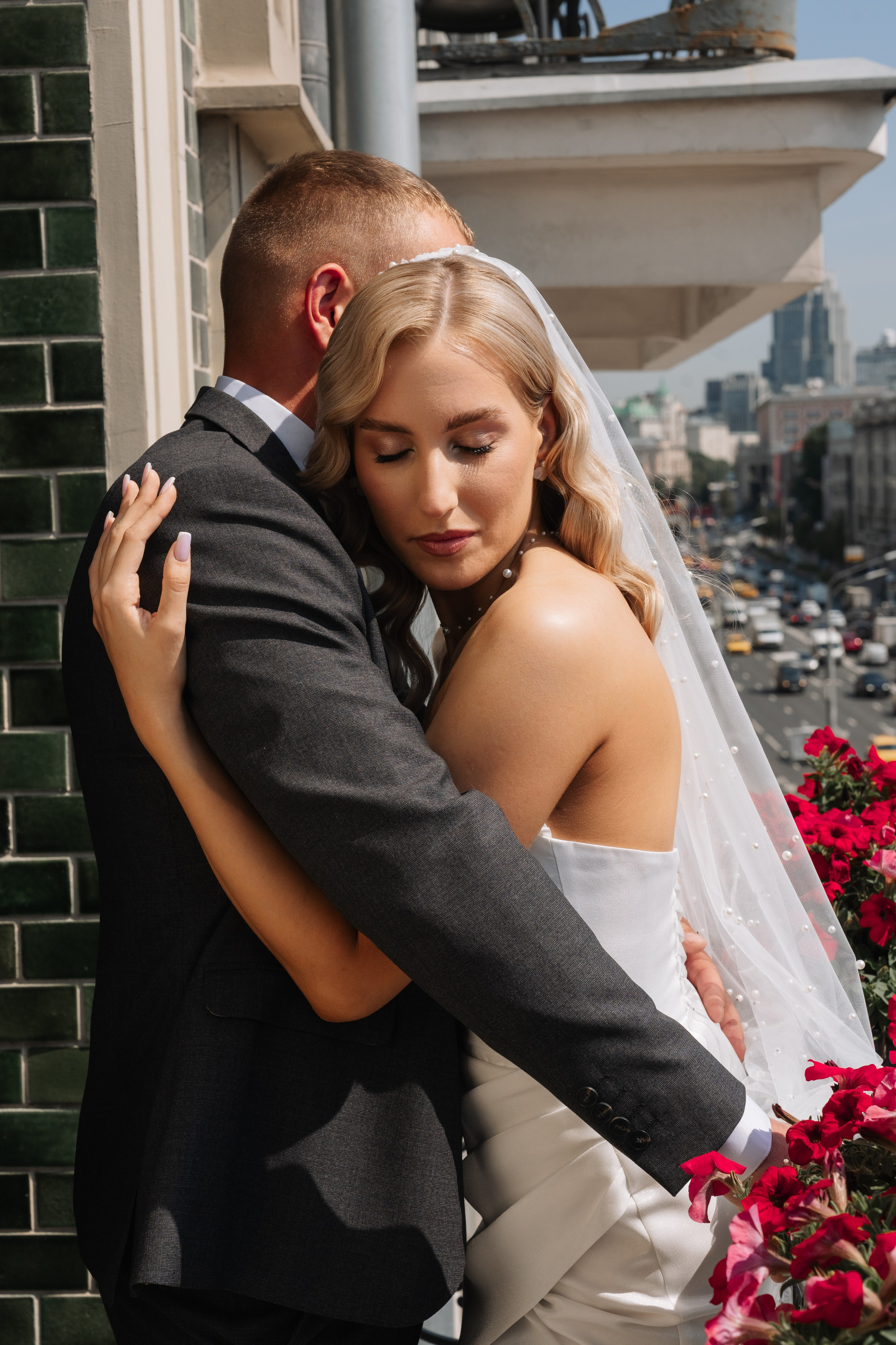 Свадебная фотосессия в Москве, регистрация в Кутузовском ЗАГСе Москва. Свадебный фотограф в Москве Анна Полушина