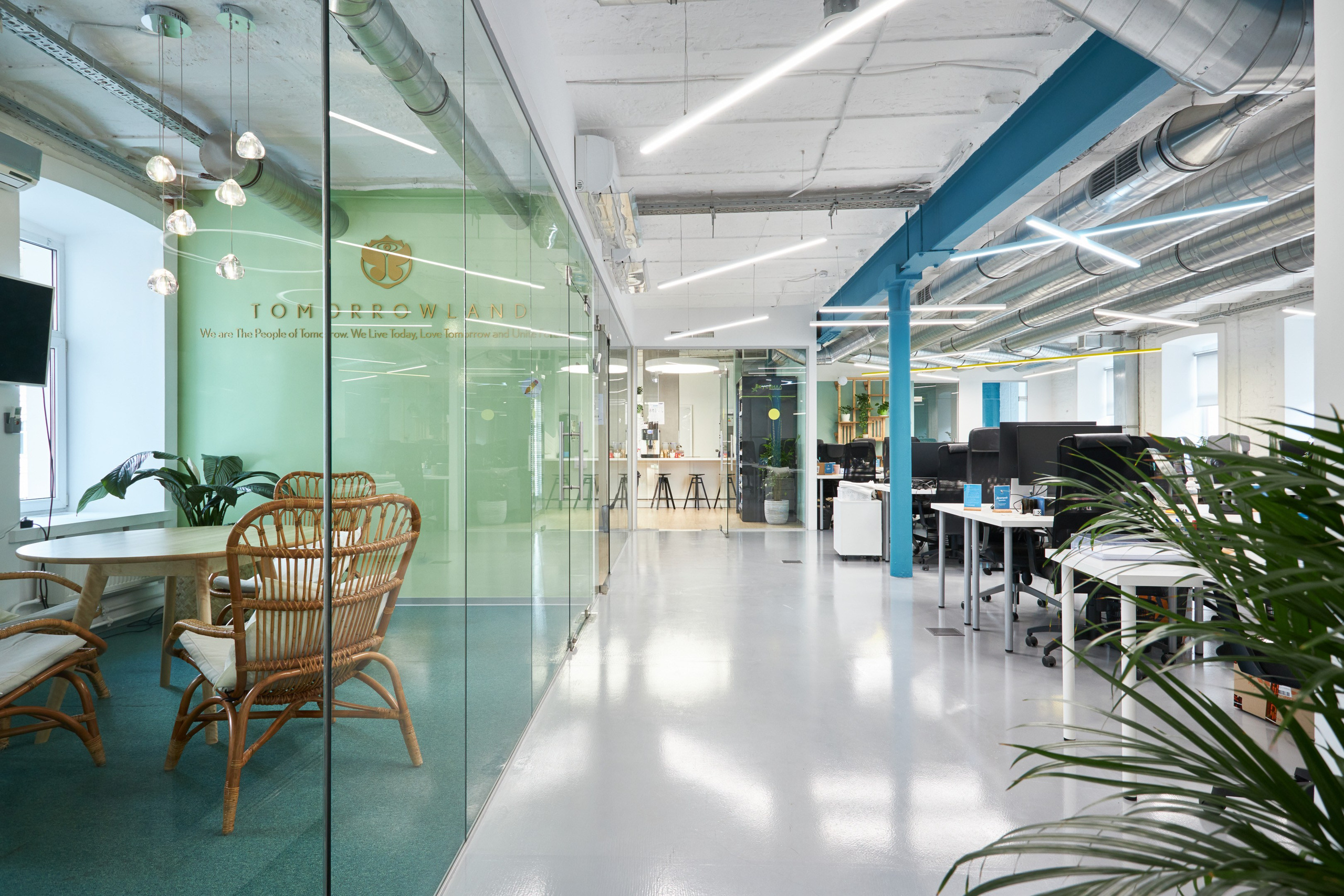 Modern style office space interior - photographer Andrey Dunin