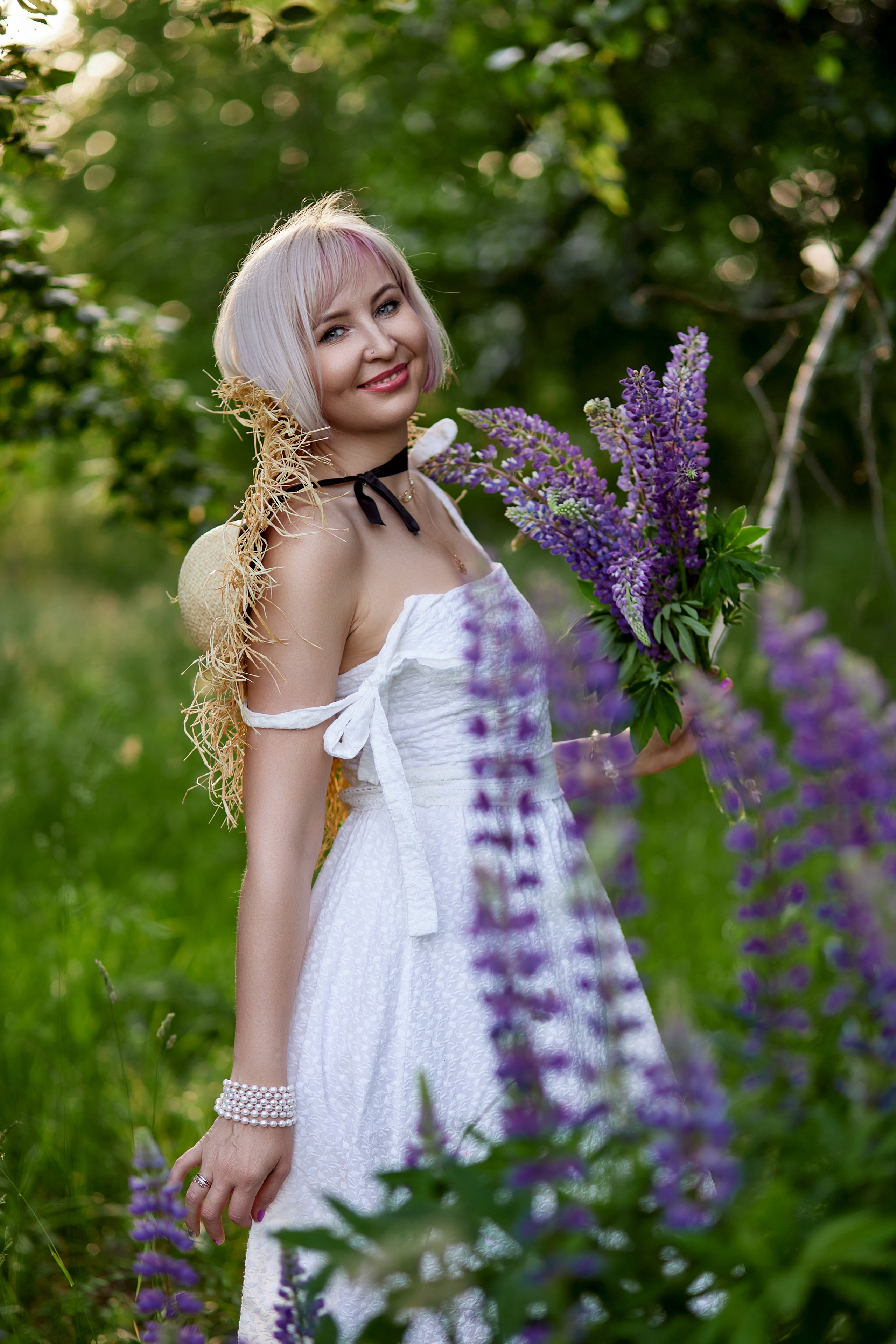 Фотосессия в люпинах. Фотограф в Минске Анна Кучинская