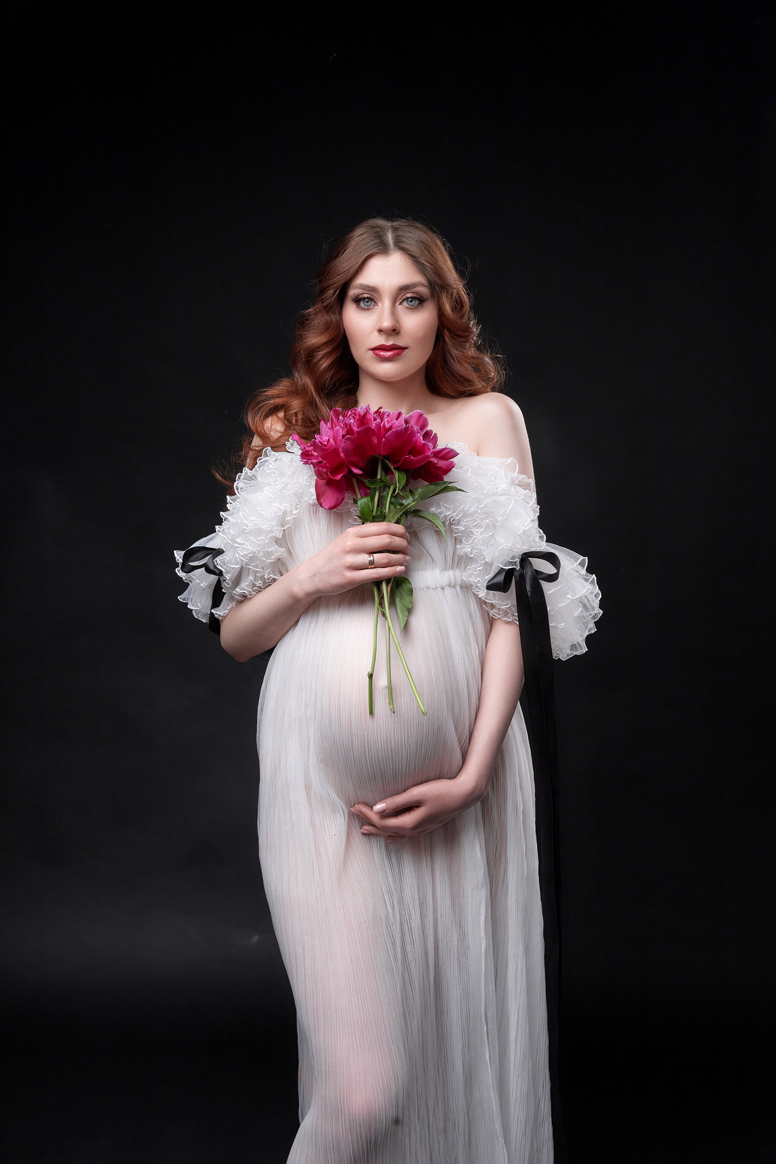 Беременность в студии. Фотограф в Минске Анна Кучинская
