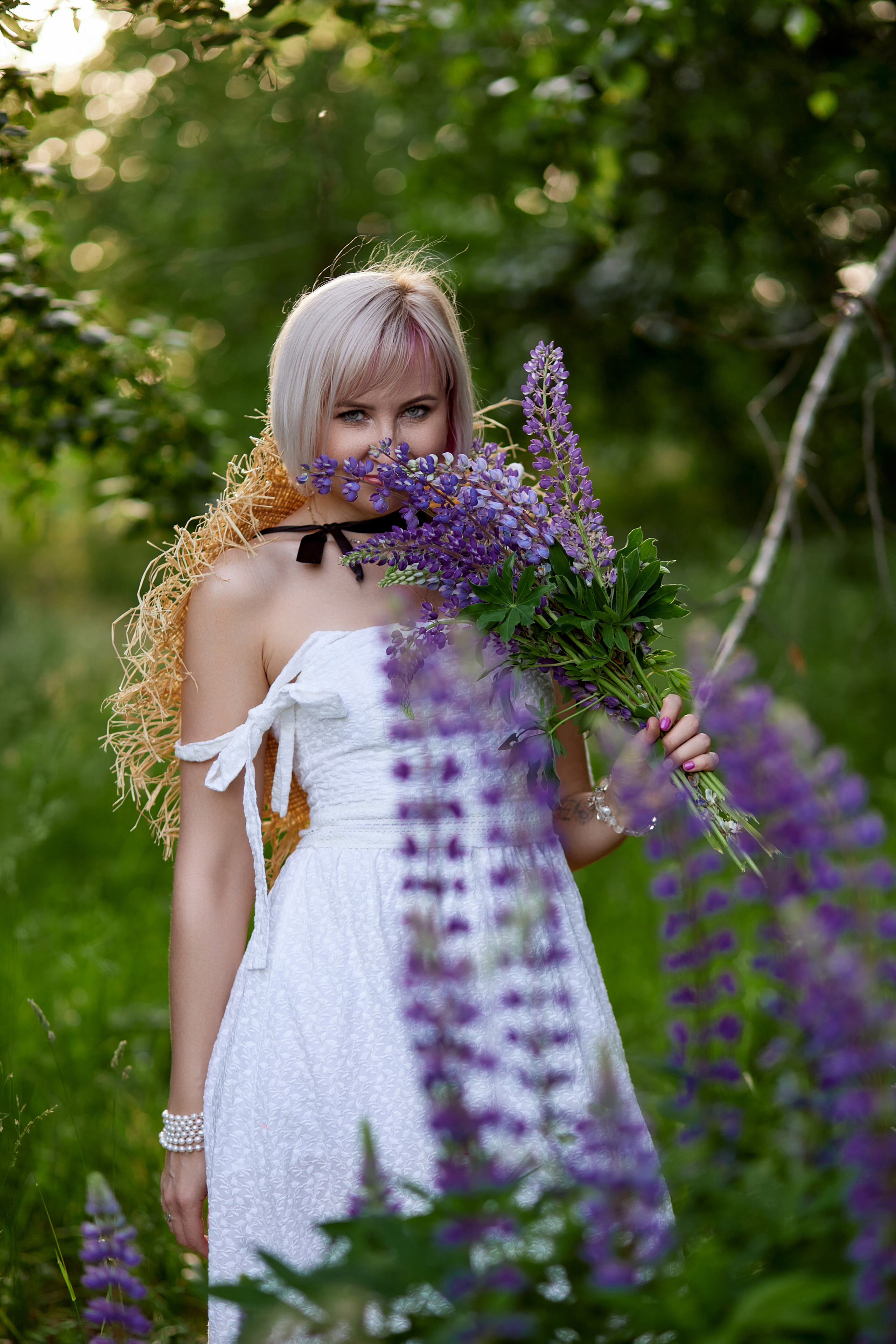 Фотосессия в люпинах. Фотограф в Минске Анна Кучинская