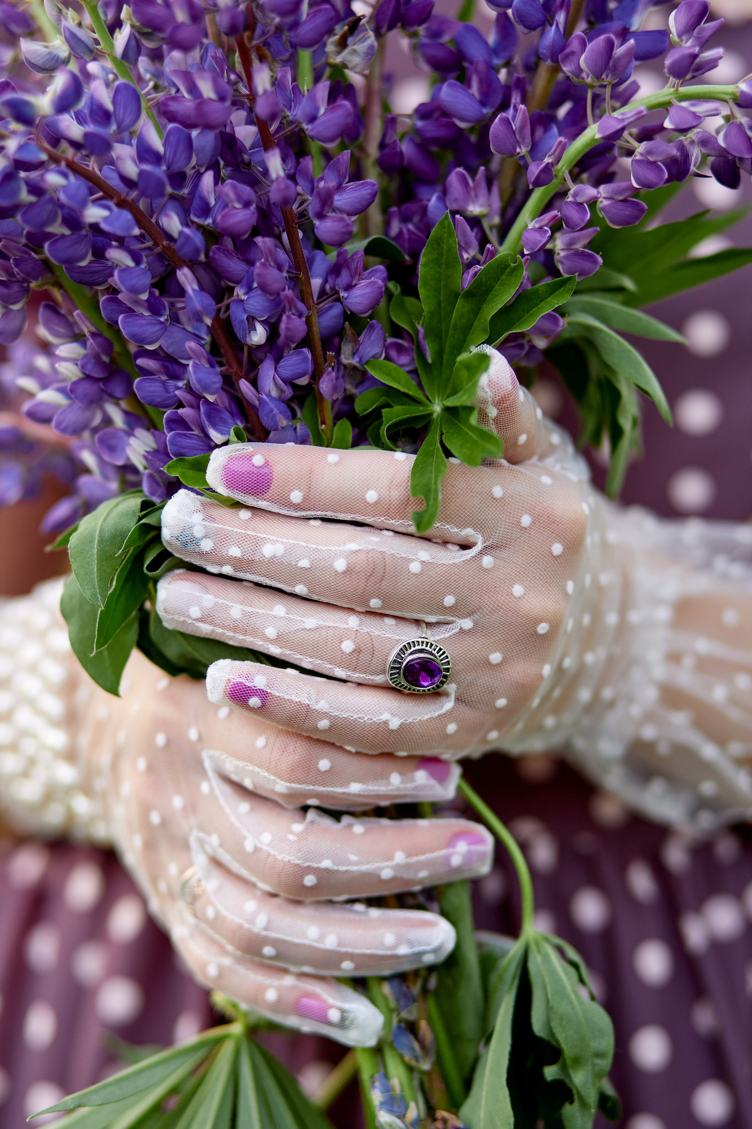 Фотосессия в люпинах. Фотограф в Минске Анна Кучинская