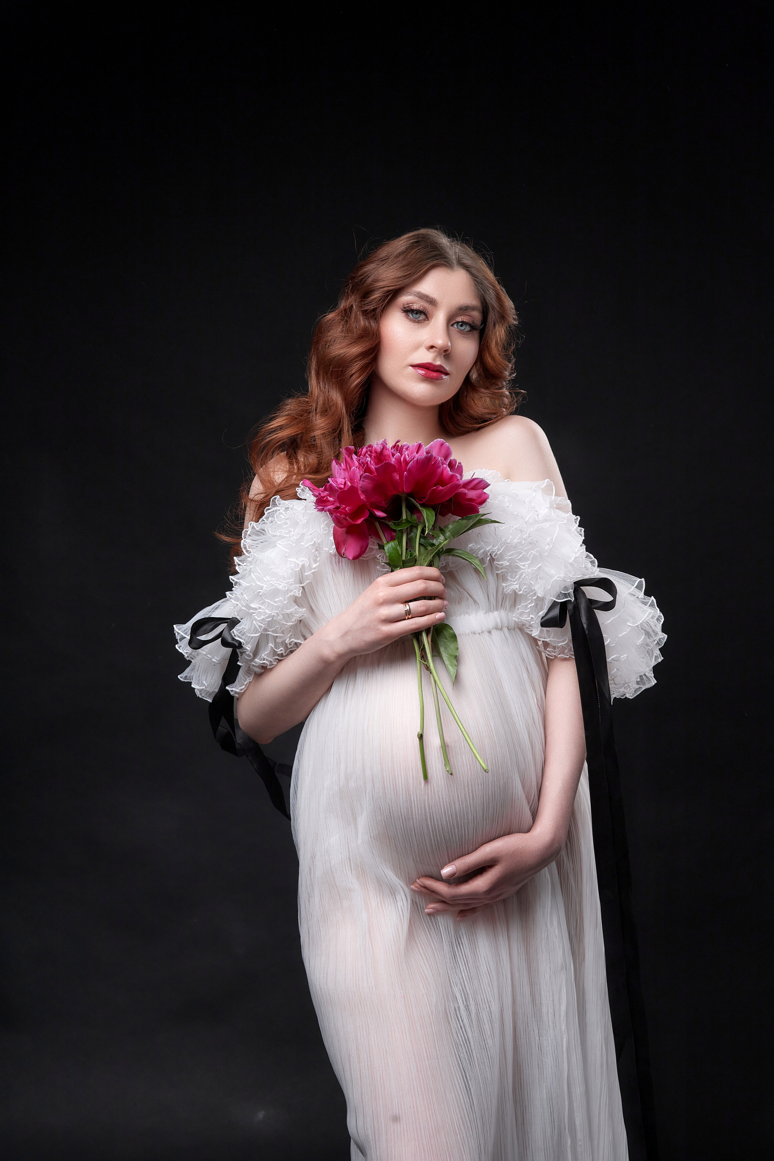 Беременность в студии. Фотограф в Минске Анна Кучинская