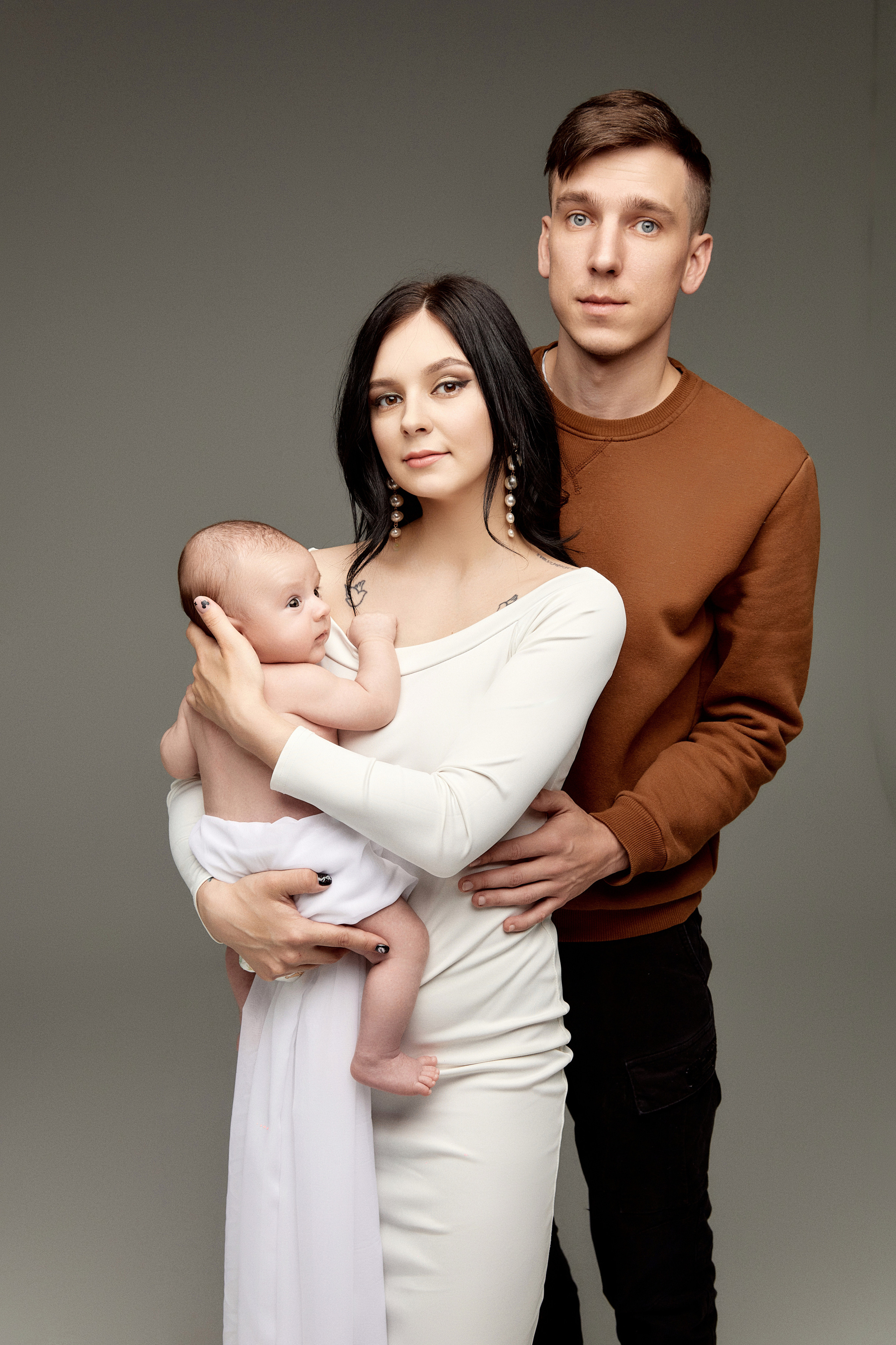 Семейная с малышом 4 месяца. Фотограф в Минске Анна Кучинская