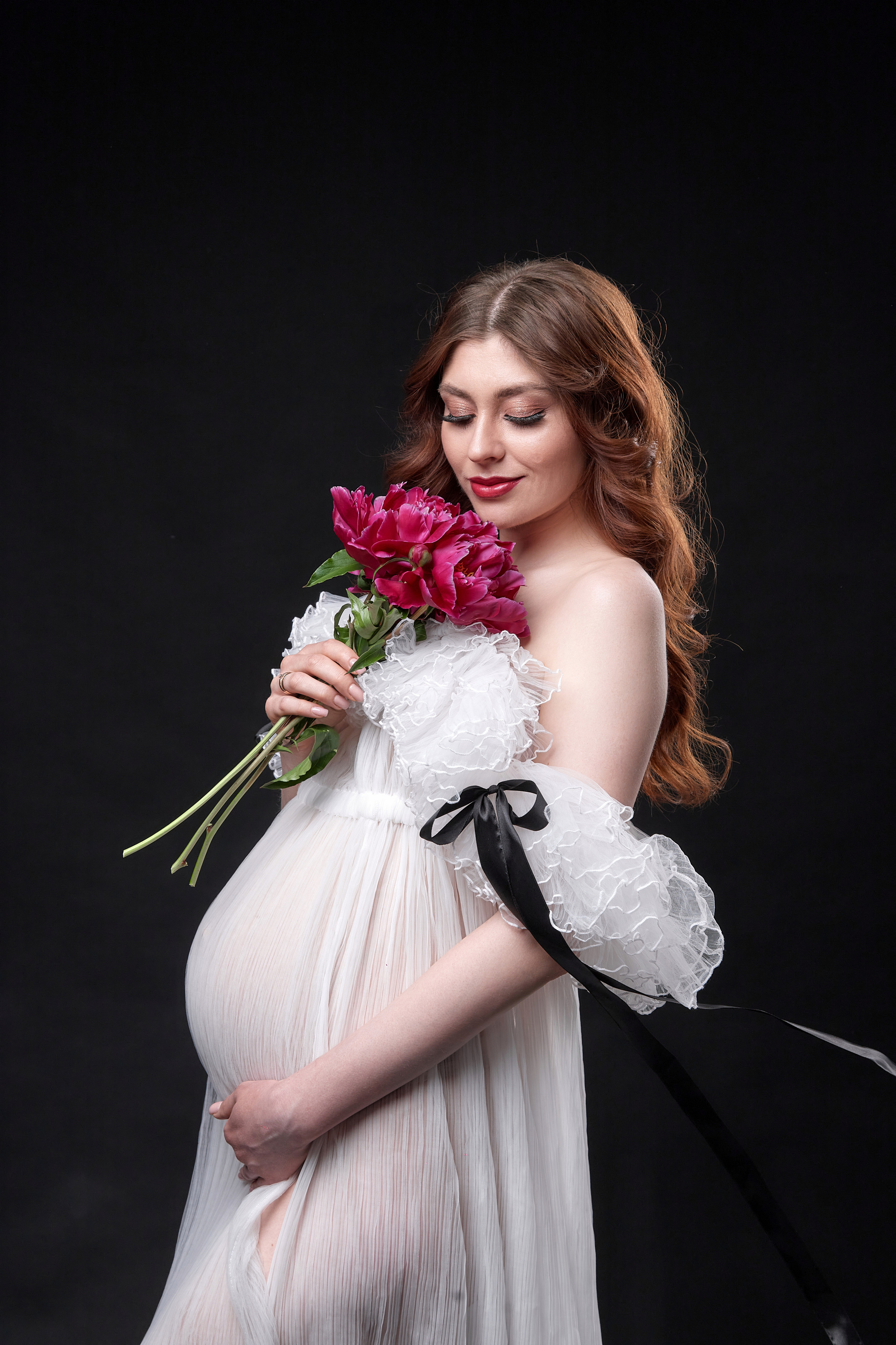 Беременность в студии. Фотограф в Минске Анна Кучинская