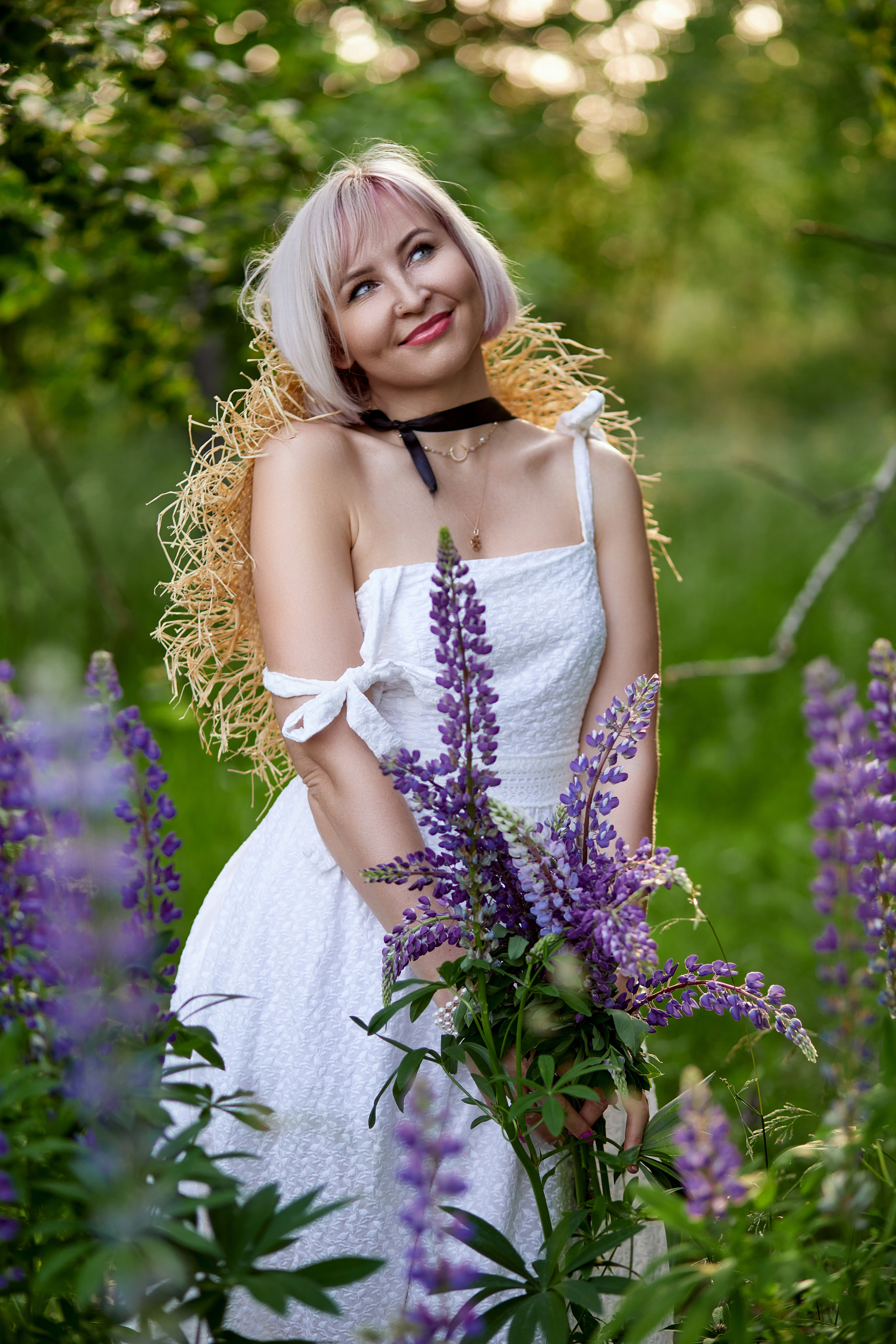 Фотосессия в люпинах. Фотограф в Минске Анна Кучинская