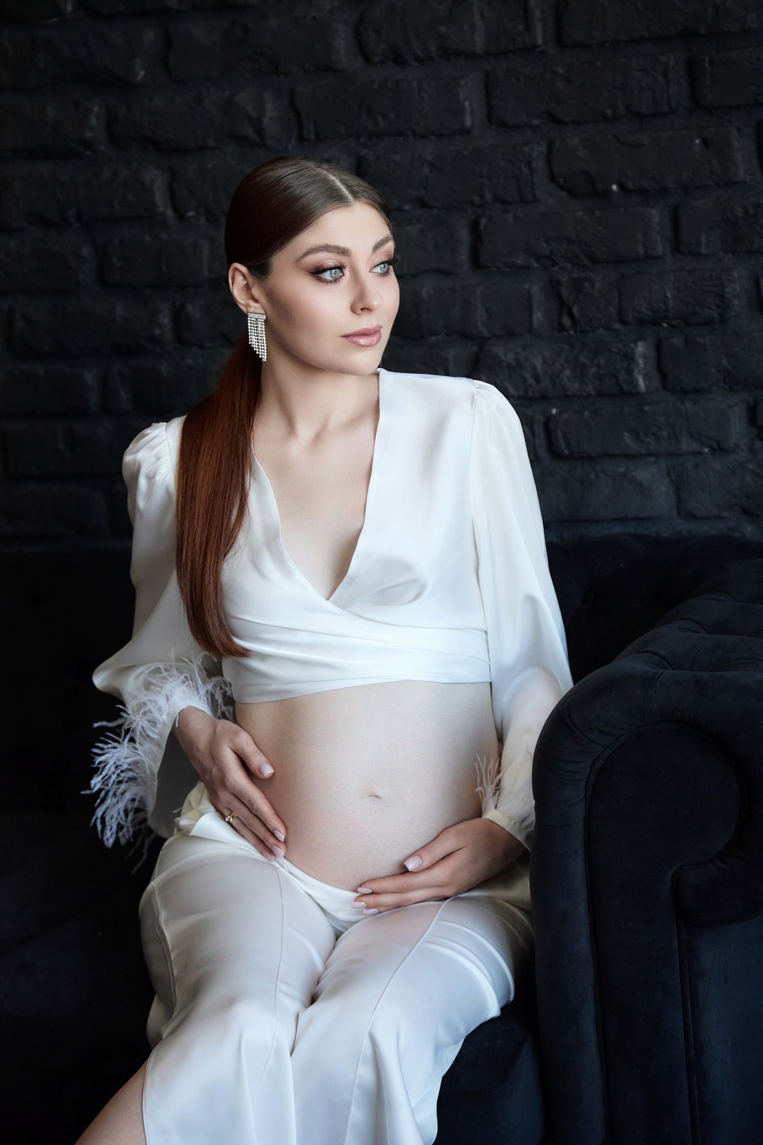Беременность в студии. Фотограф в Минске Анна Кучинская