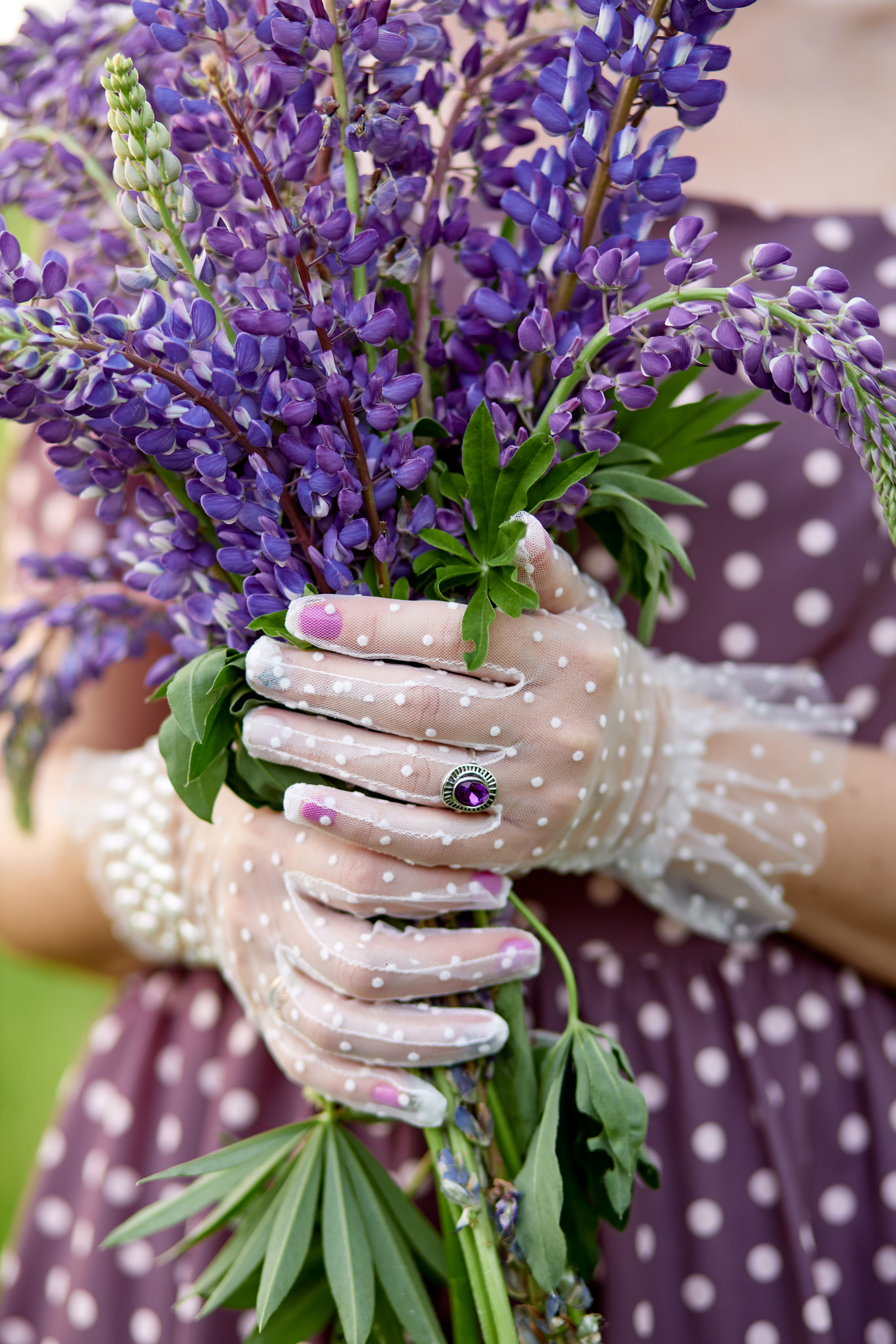 Фотосессия в люпинах. Фотограф в Минске Анна Кучинская