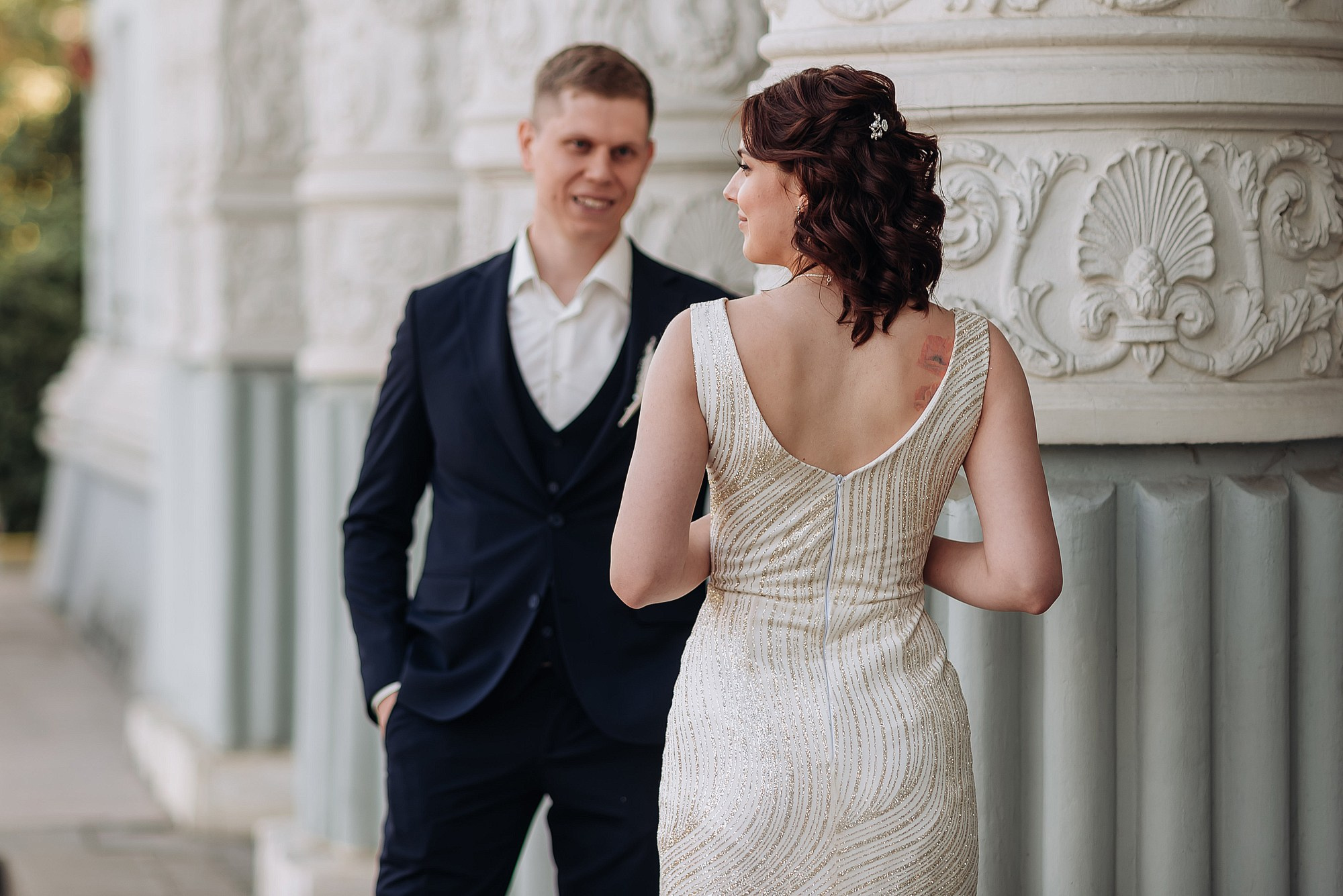 Денис и Екатерина ВДНХ. Свадебный фотограф в Дубне Алексей Фонарёв