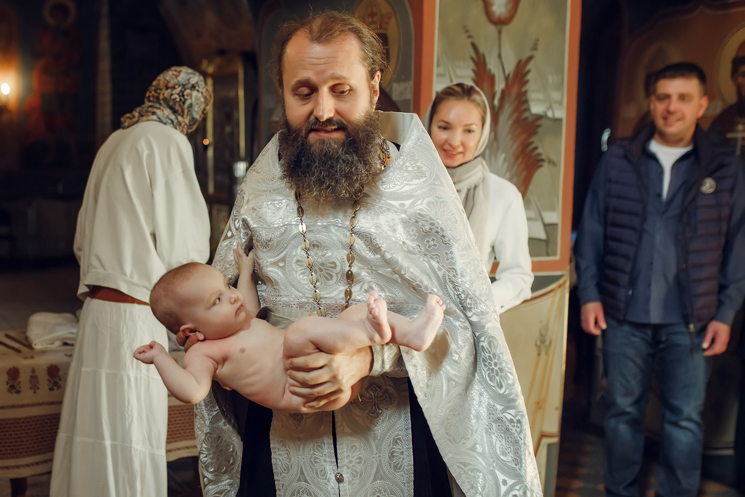 Крещение Эрика. Фотограф на Крещение, семейный фотограф в Москве