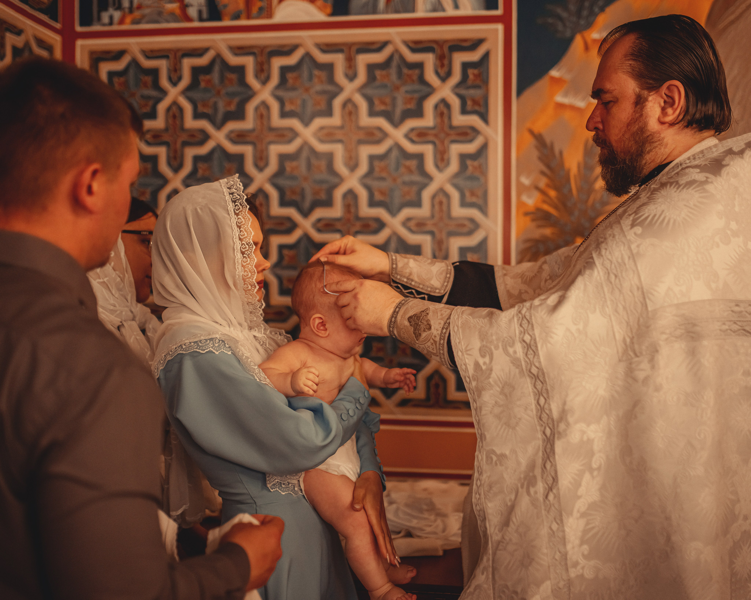 Таинство Крещения Александры. Фотограф Таинств Крещения и Венчания в г. Курске