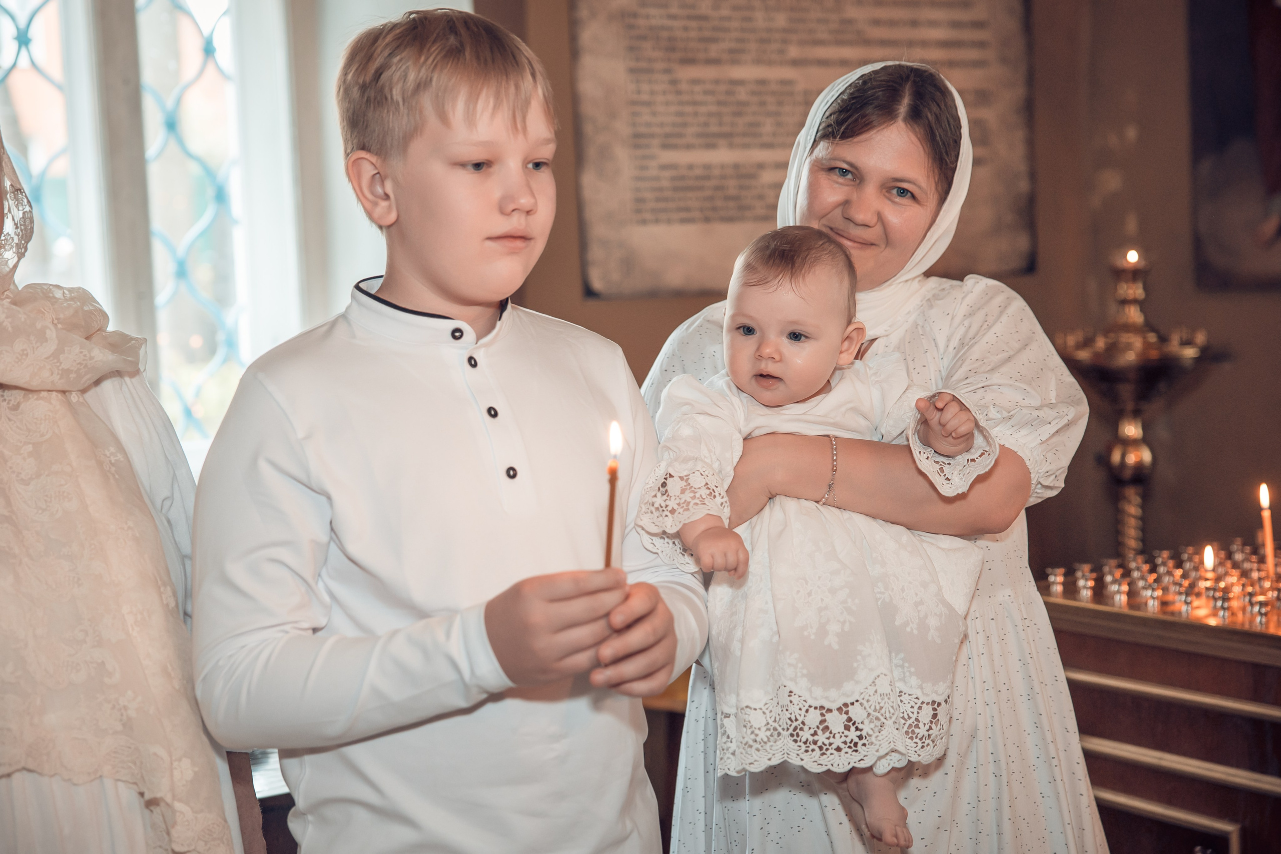 Таинство крещения. Семейный и детский фотограф в Москве Орешина Юлия