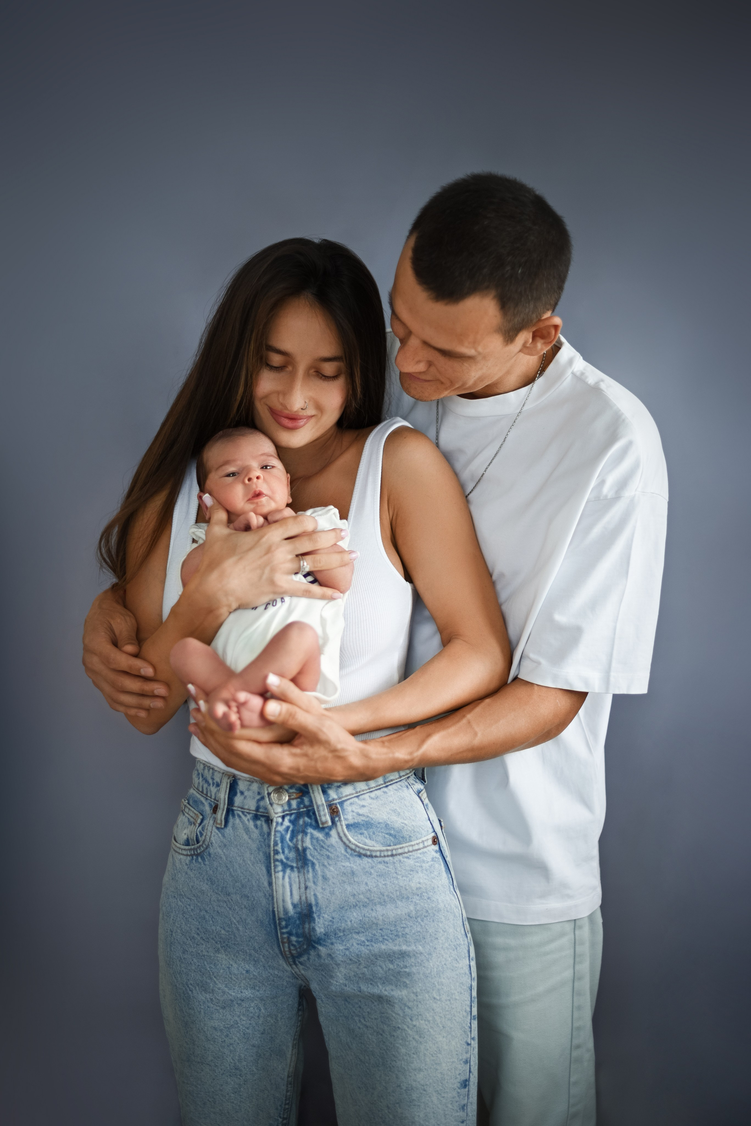 Кадры с родителями. Фотограф новорождённых в Сочи Наталия Дмитриева