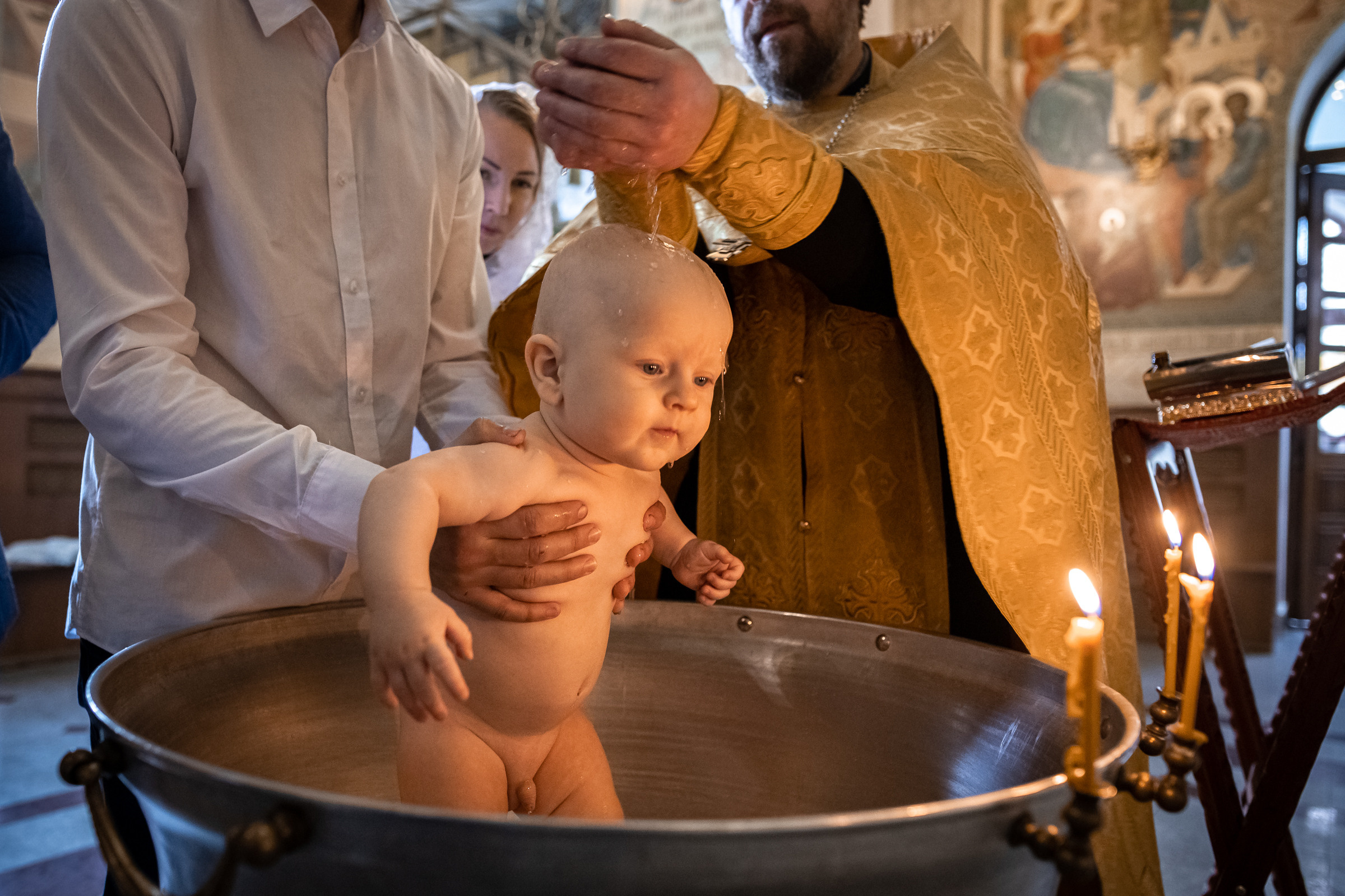 Таинство крещения Харитона. Фотограф на крещение и венчание в Самаре и Тольятти Елена Арди