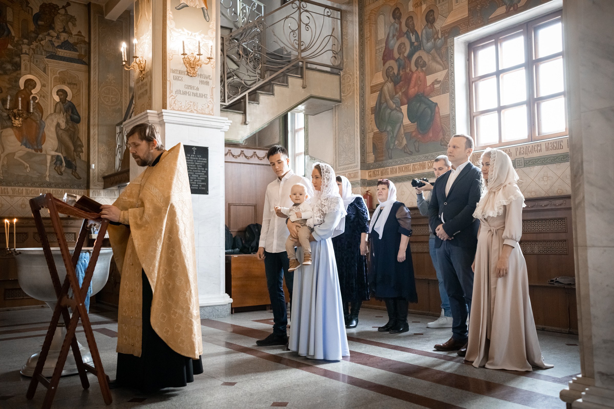 Таинство крещения Харитона. Фотограф на крещение и венчание в Самаре и Тольятти Елена Арди