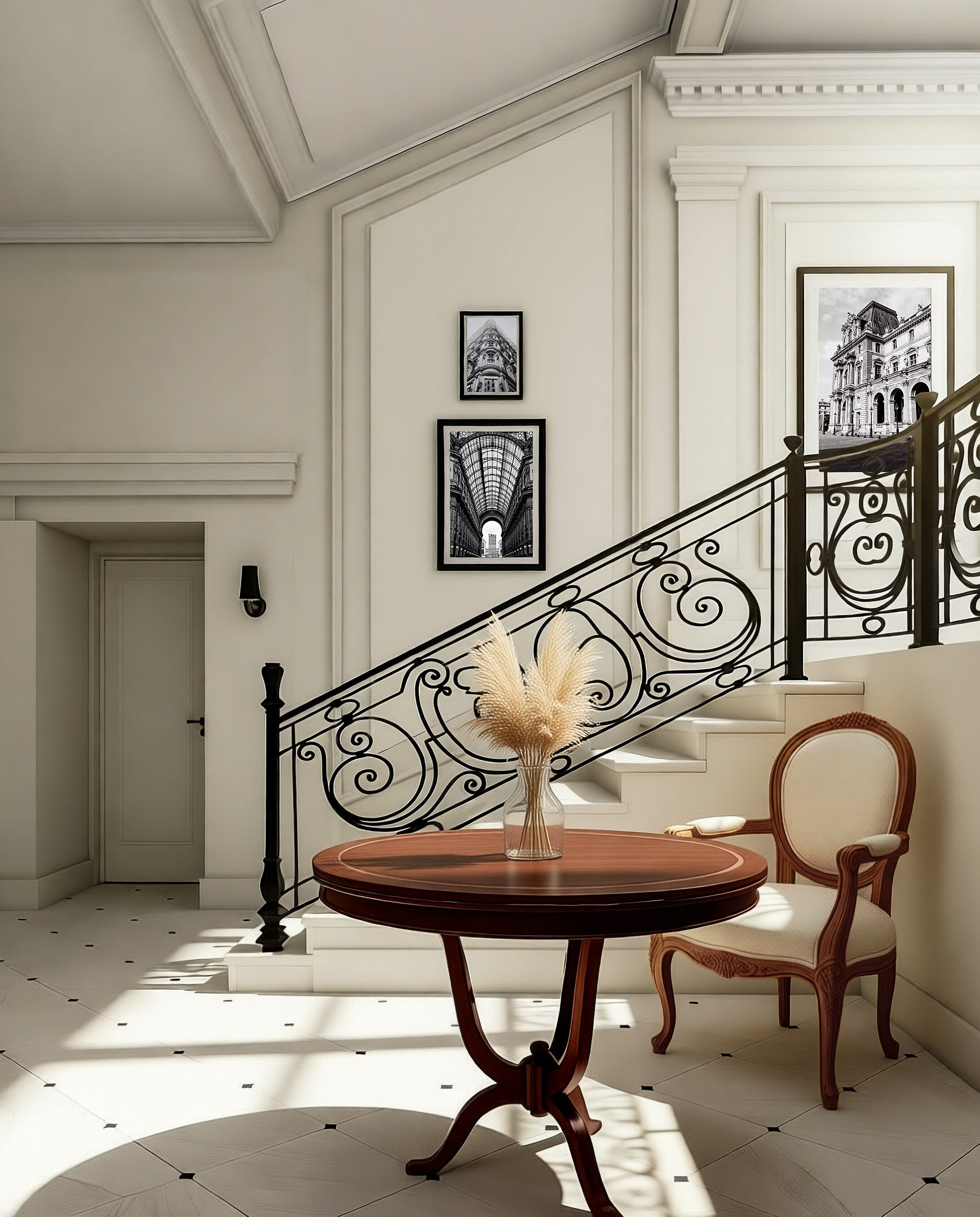 Лестница в стиле Неоклассика