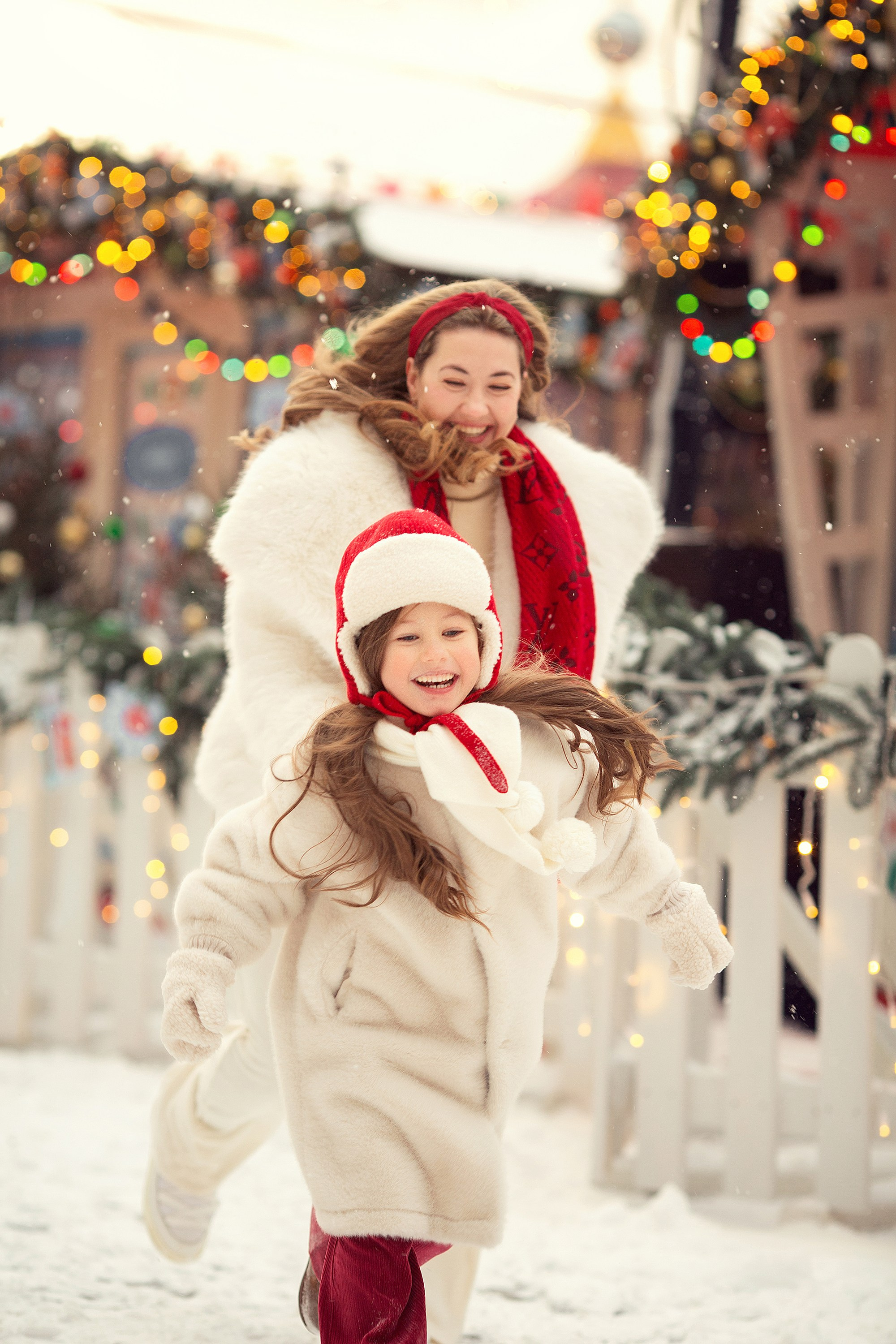 Атмосферная фотосессия на новогодней ярмарке. Семейный фотограф Татьяна Надеждина | Москва, Московская область, Ярославль