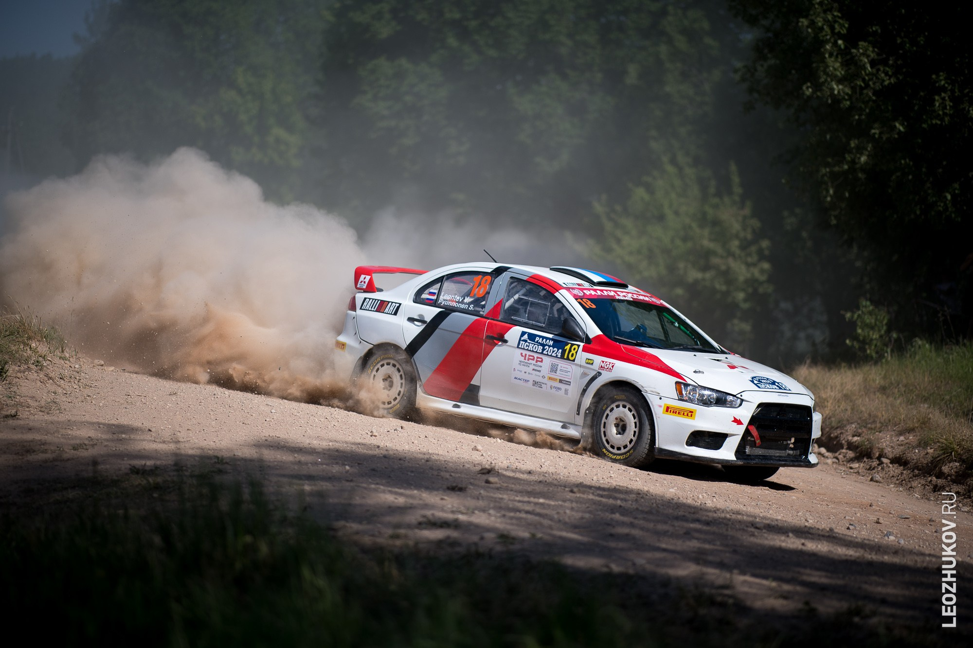 Rally Pskov 2024. Sports photographer Leonid Zhukov
