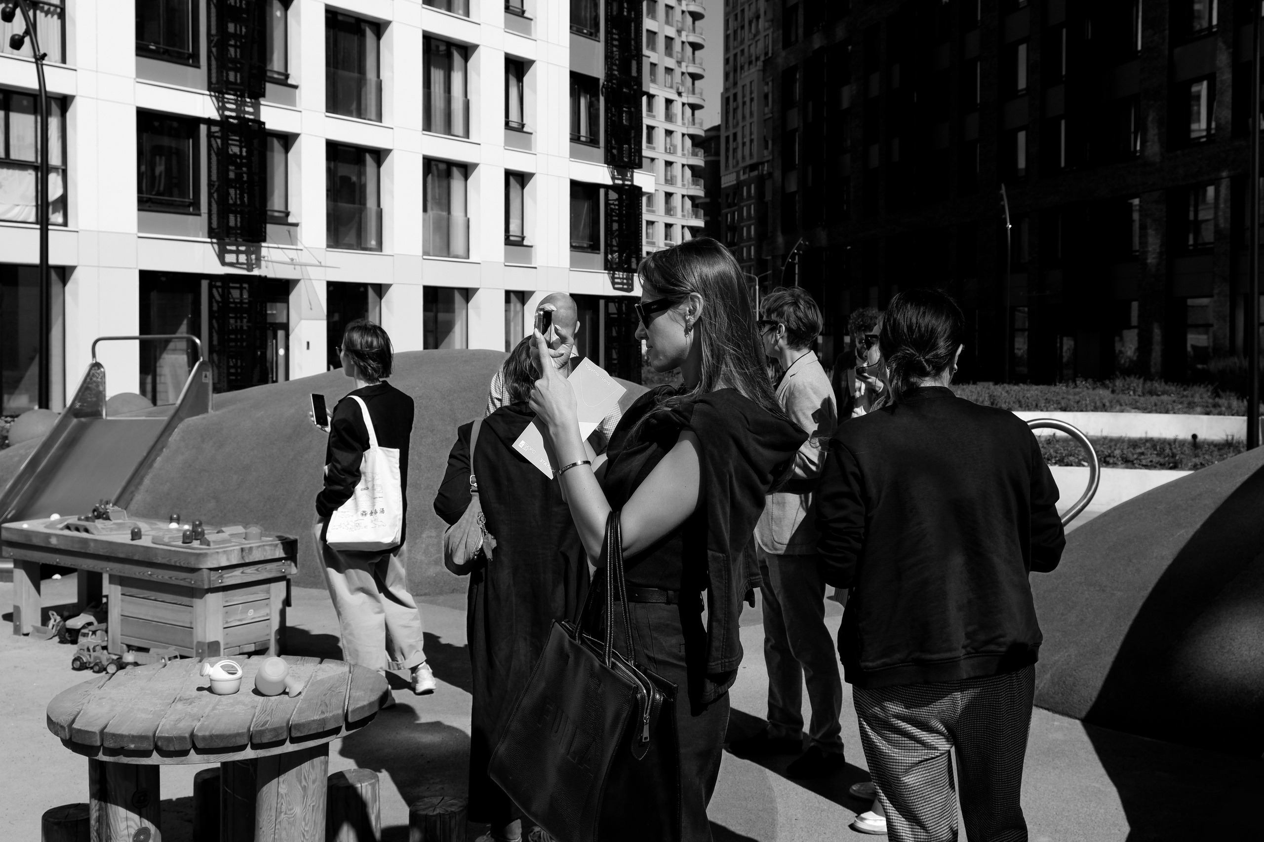 Пресс-тур благоустройства жилого комплекса Nagatino i-Land от Бюро А4. Михаил Мулач | Архитектурный фотограф