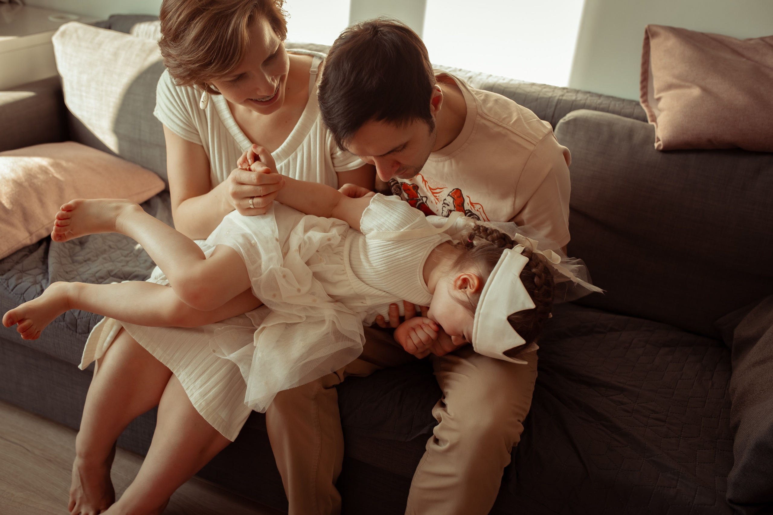 Александра, Максим, Евгений и Ксюша. Семейный и детский фотограф в Москве Дорогова Екатерина